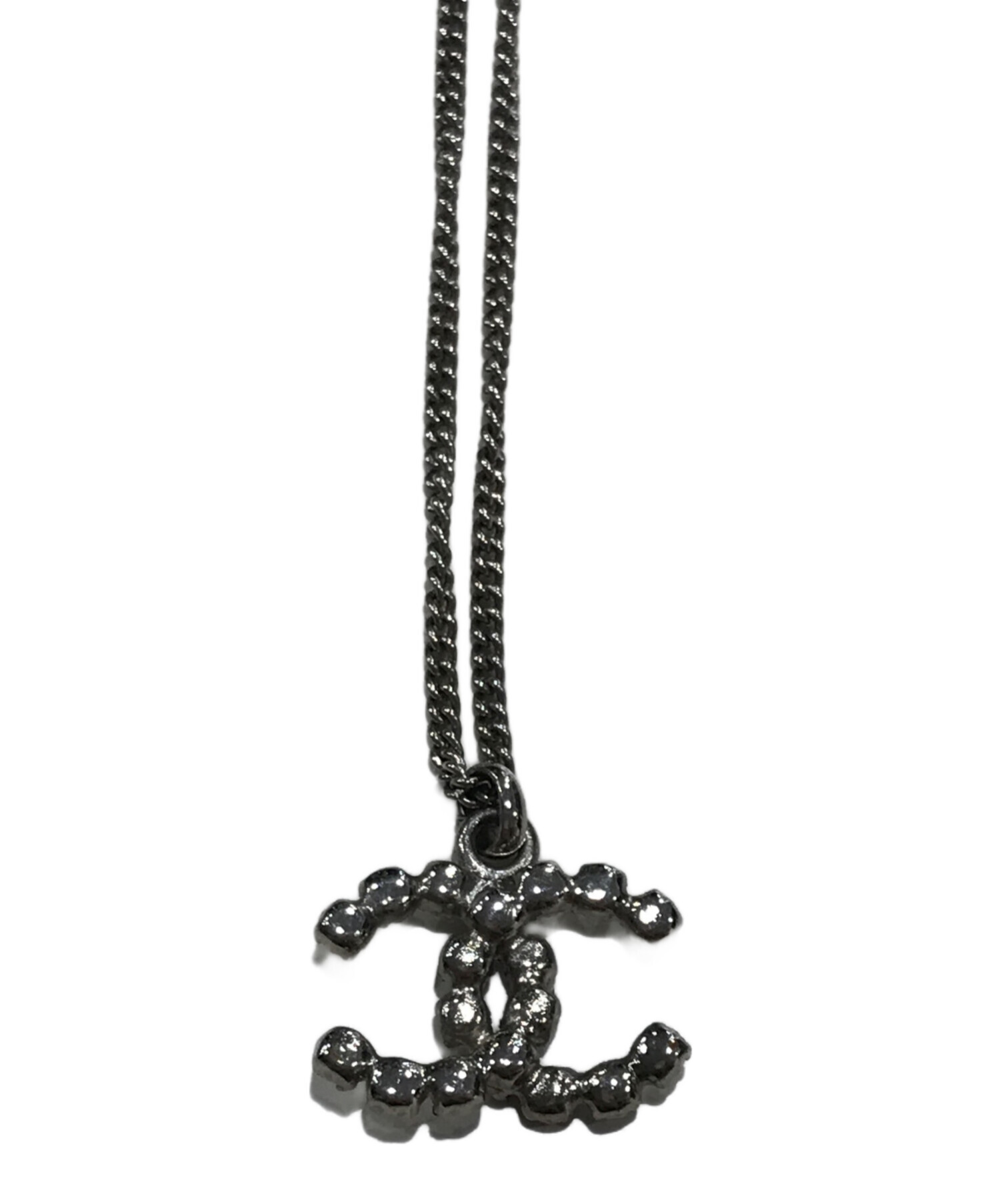 中古・古着通販】CHANEL (シャネル) ココマークラインストーン