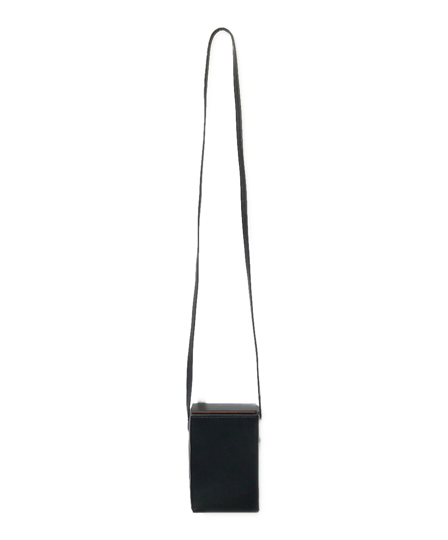 Aeta アエタ ショルダーバッグ  黒 【古着】【中古】【送料無料】 中古・古着通販】Aeta (アエタ) ディアレザーワンショルダーバック