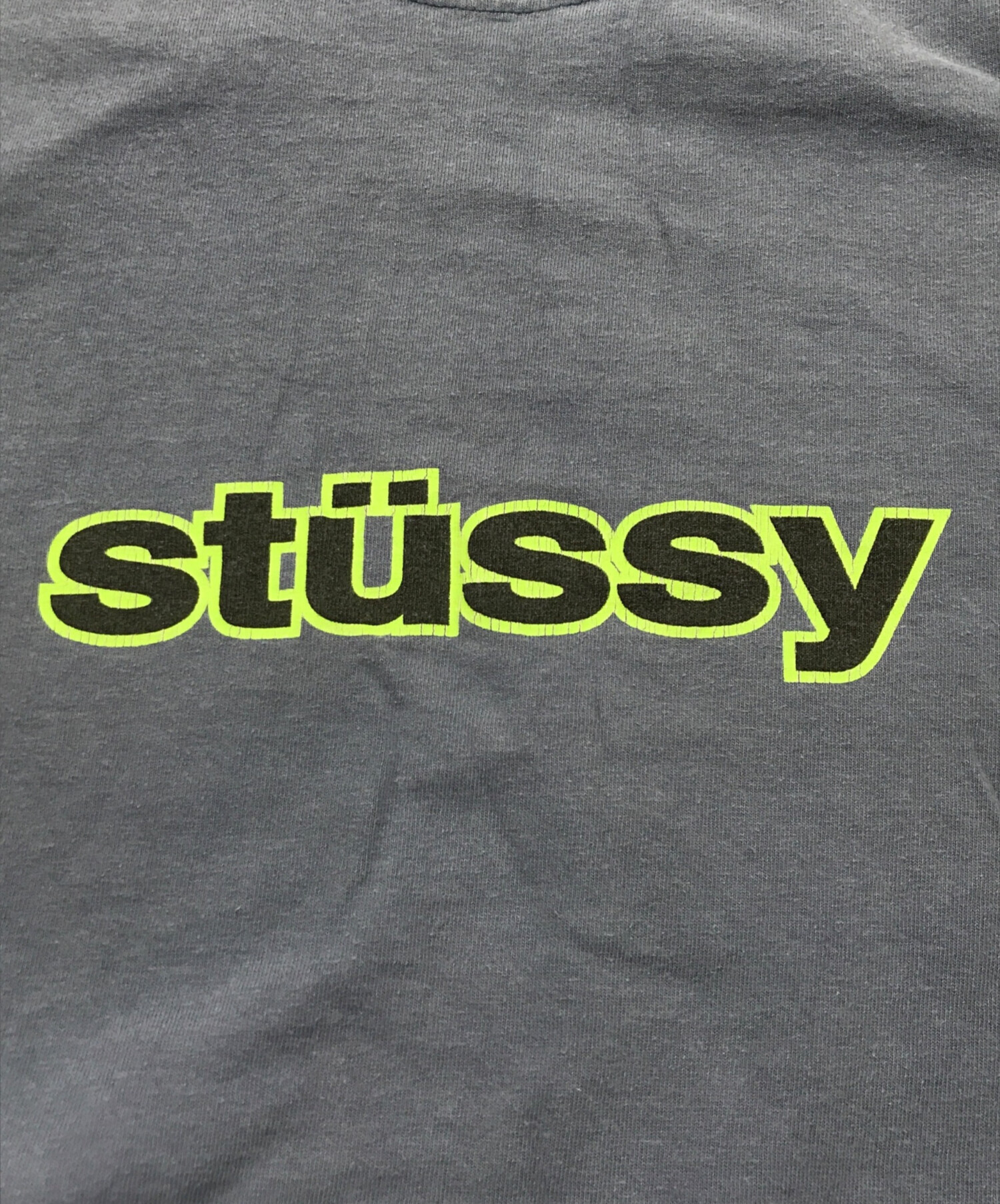 中古・古着通販】stussy (ステューシー) 両面ロゴプリントTシャツ/半袖