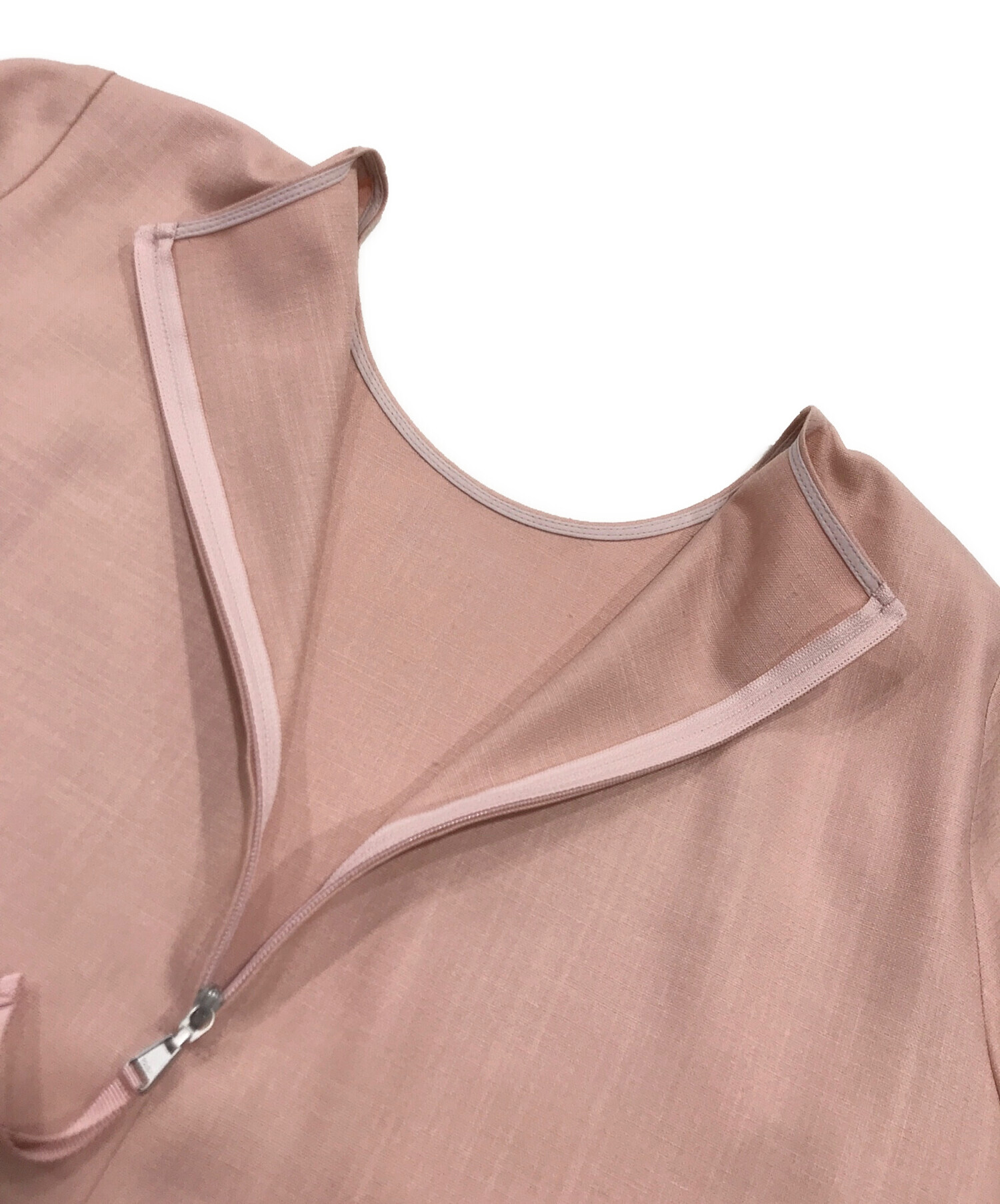 FOXEY フォクシー ブラウス M ピンク 【古着】【中古】【送料無料】 中古・古着通販】FOXEY (フォクシー) Top Flounce Petal/ブラウス