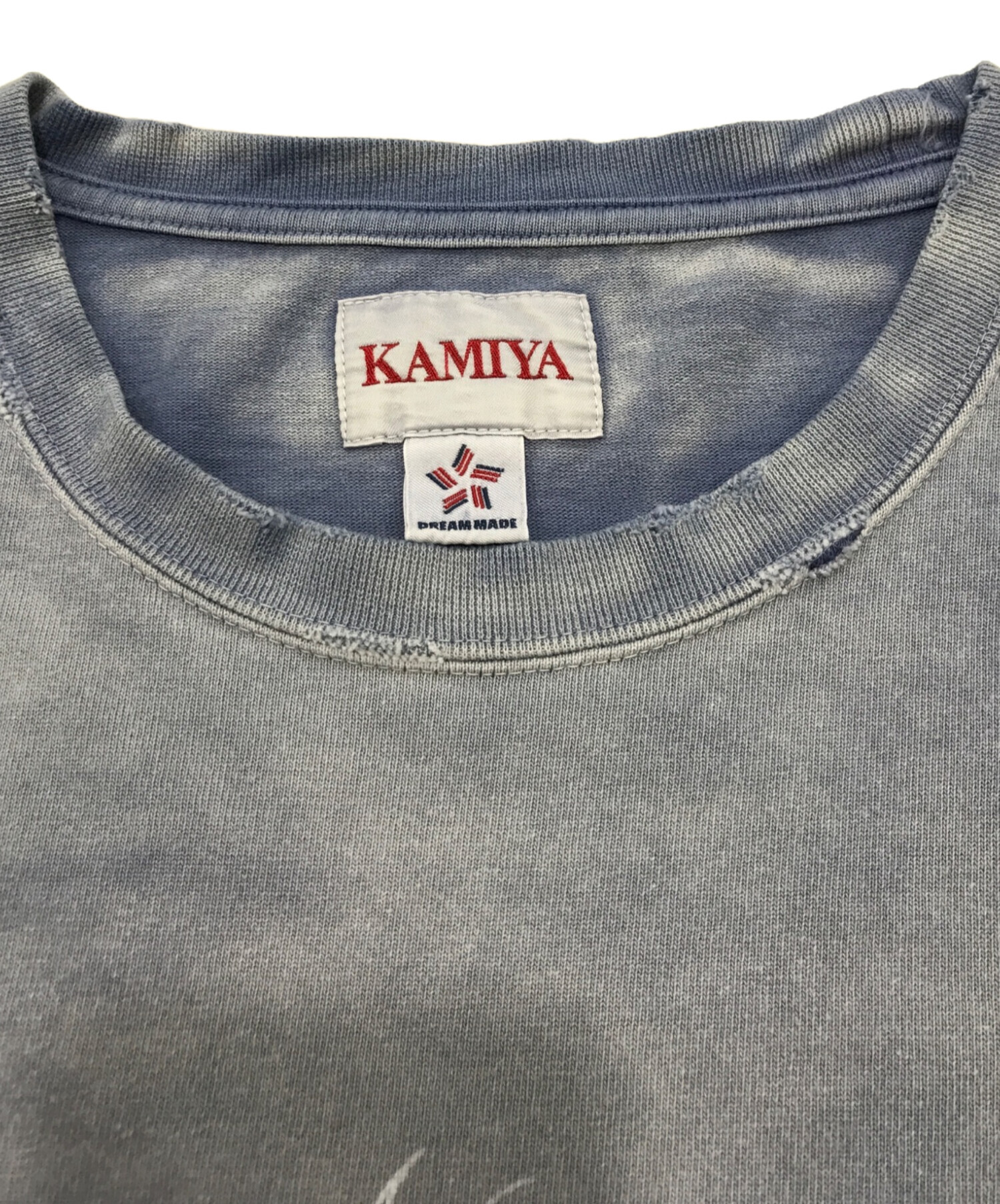 トップス KAMIYA 24SS Monster Bleached Print T L 中古・古着通販】KAMIYA (カミヤ) MONSTER' Printed Bleach Tee/半袖T