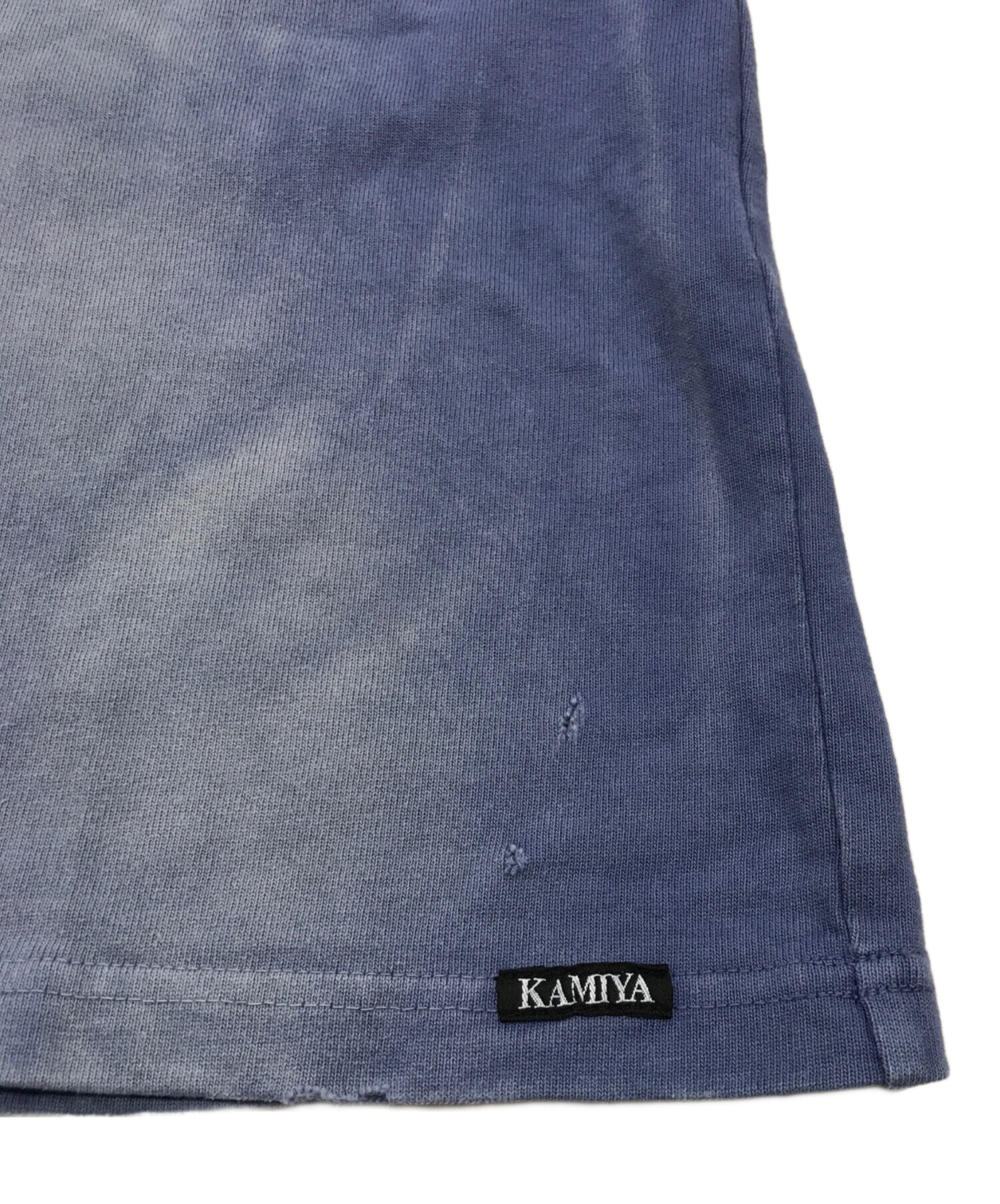 中古・古着通販】KAMIYA (カミヤ) MONSTER' Printed Bleach Tee/半袖T