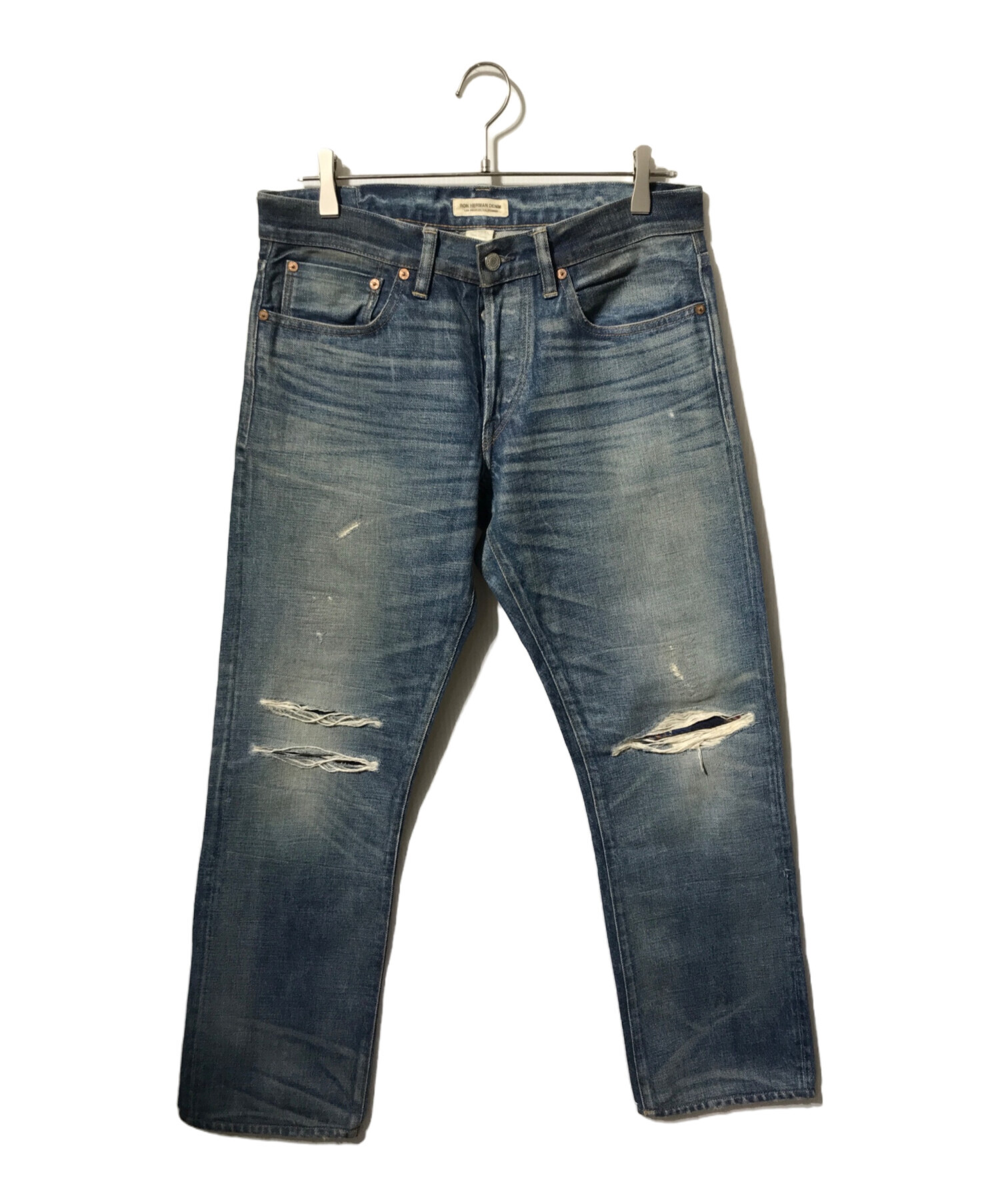 【極美品】Ron Herman vintage ロンハーマンヴィンテージ　デニム 中古・古着通販】Ron Herman (ロンハーマン) ヴィンテージリペア加工