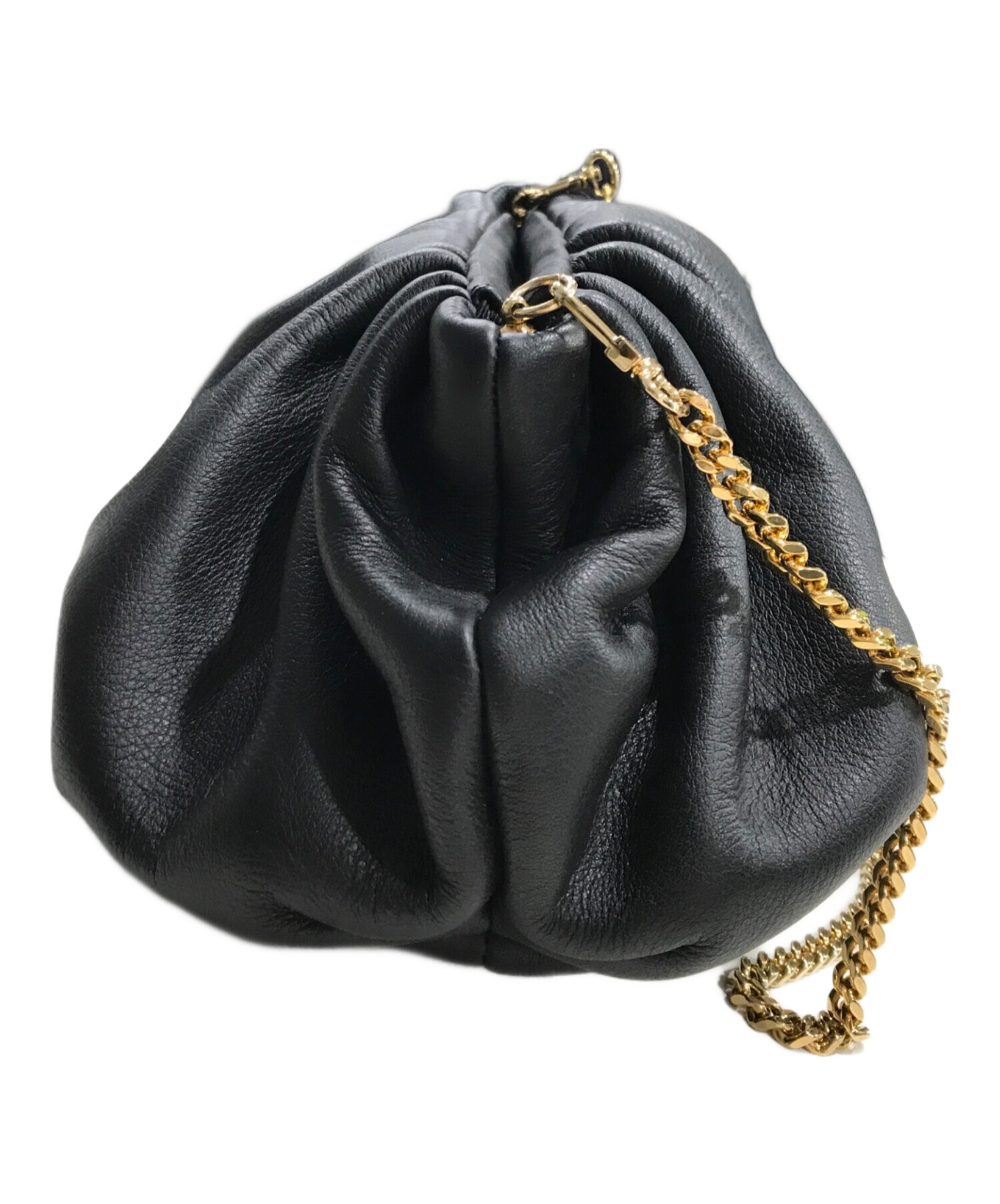 【美品】BRENTELLA Goffratura S 2way ショルダーバッグ 中古・古着通販】BRENTELLA (ブレンテッラ) ショルダーバッグ ブラック