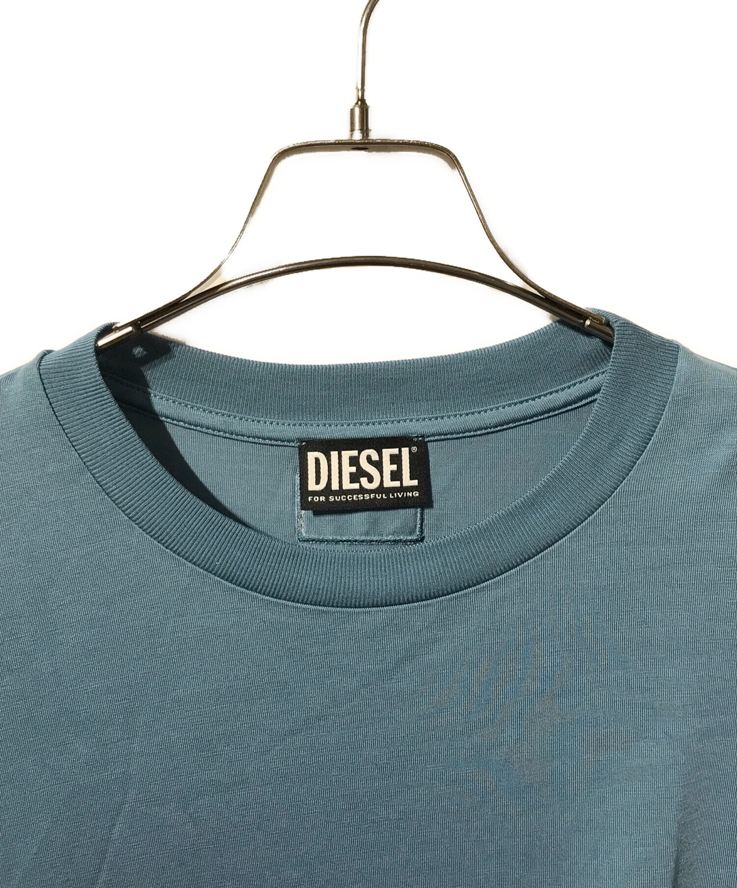 中古・古着通販】DIESEL (ディーゼル) クルーネックTシャツ ブルー 