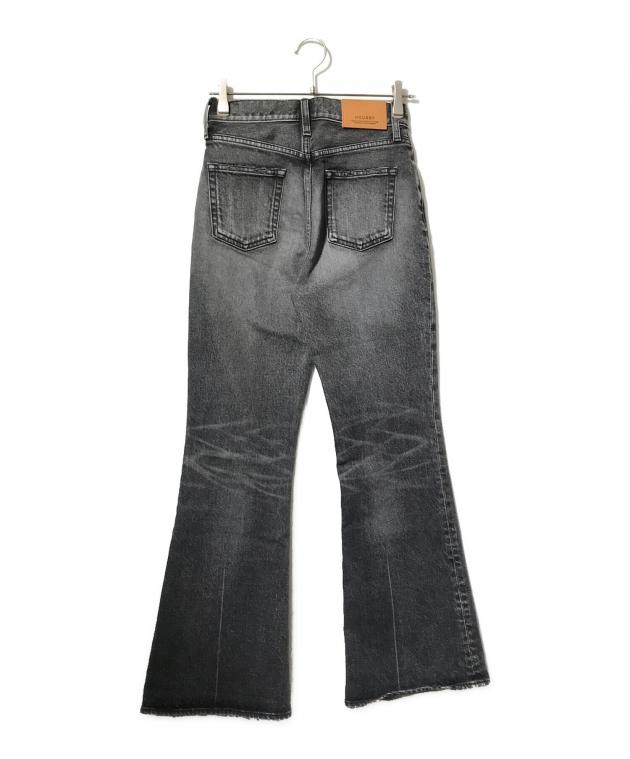 中古・古着通販】moussy (マウジー) MVS BLACK FLARE デニム ブラック