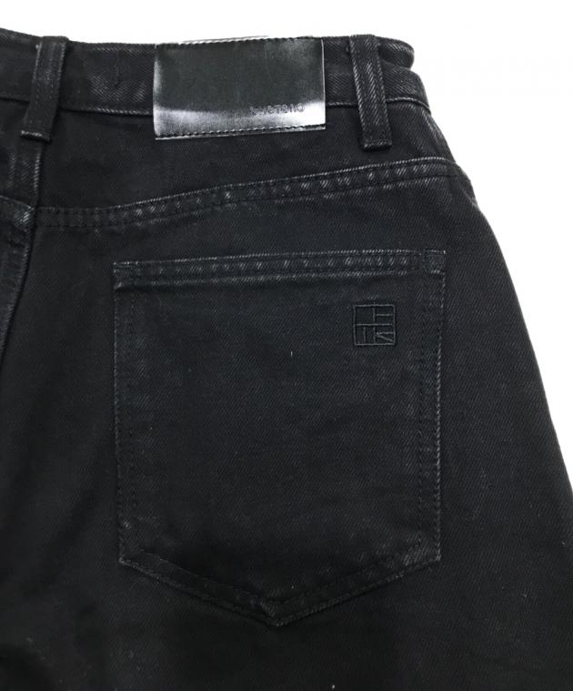 中古・古着通販】OHOTORO (オオトロ) ブラックデニムパンツ/パンツ