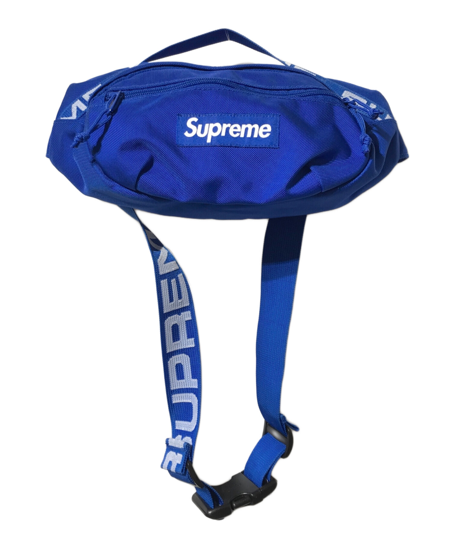 中古・古着通販】Supreme (シュプリーム) ウエストバッグ ブルー