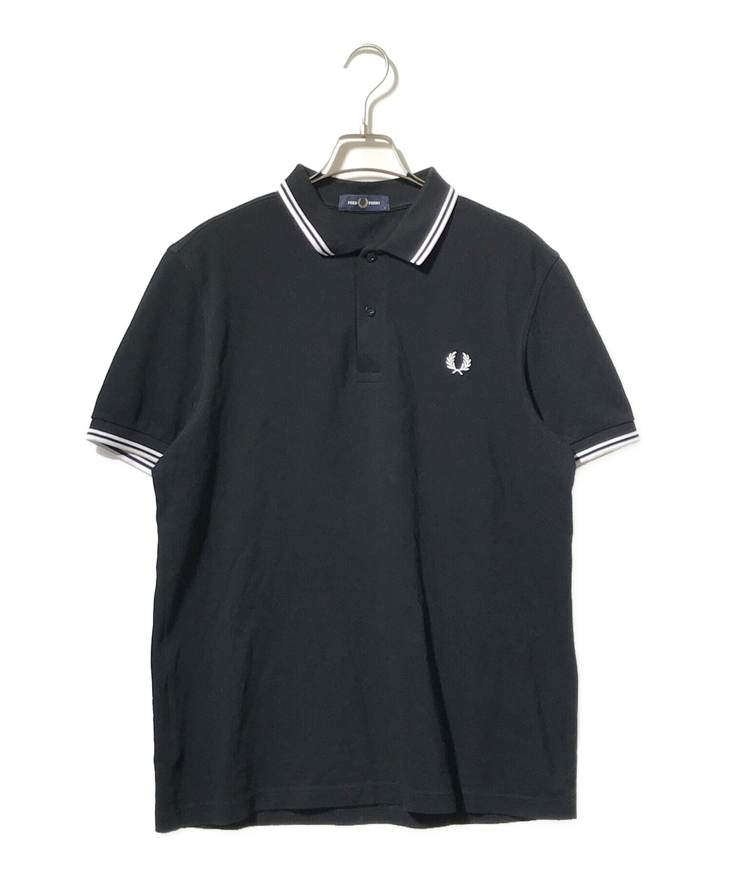 FRED PERRY ブラックポロシャツ 新品タグ付き 中古・古着通販】FRED PERRY (フレッドペリー) ポロシャツ ブラック