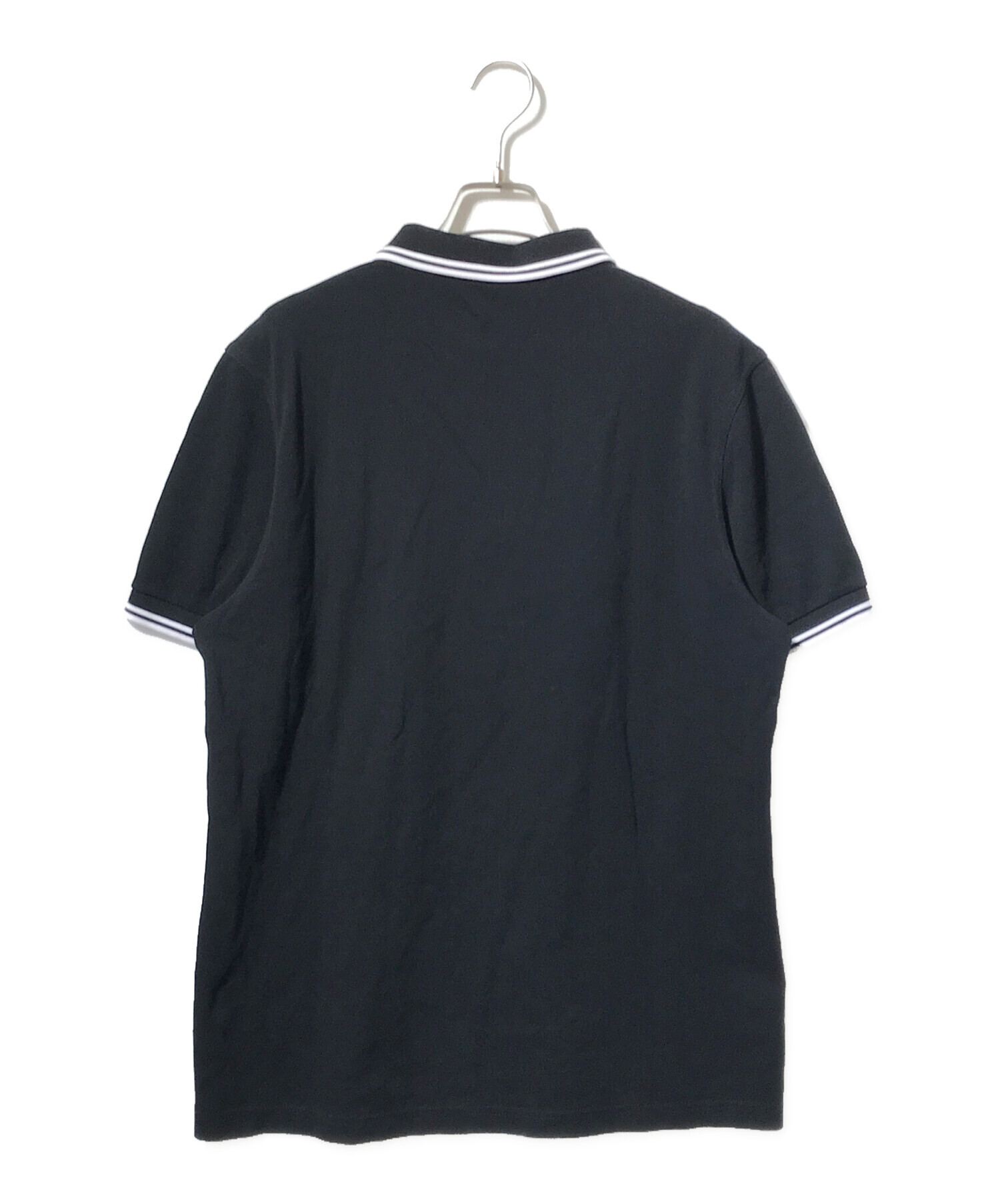 【(値下げ)Fred Perry】(新品・未使用) ブラック ポロシャツ FRED PERRY（フレッドペリー） ポロシャツ 「別注」FRED PERRY