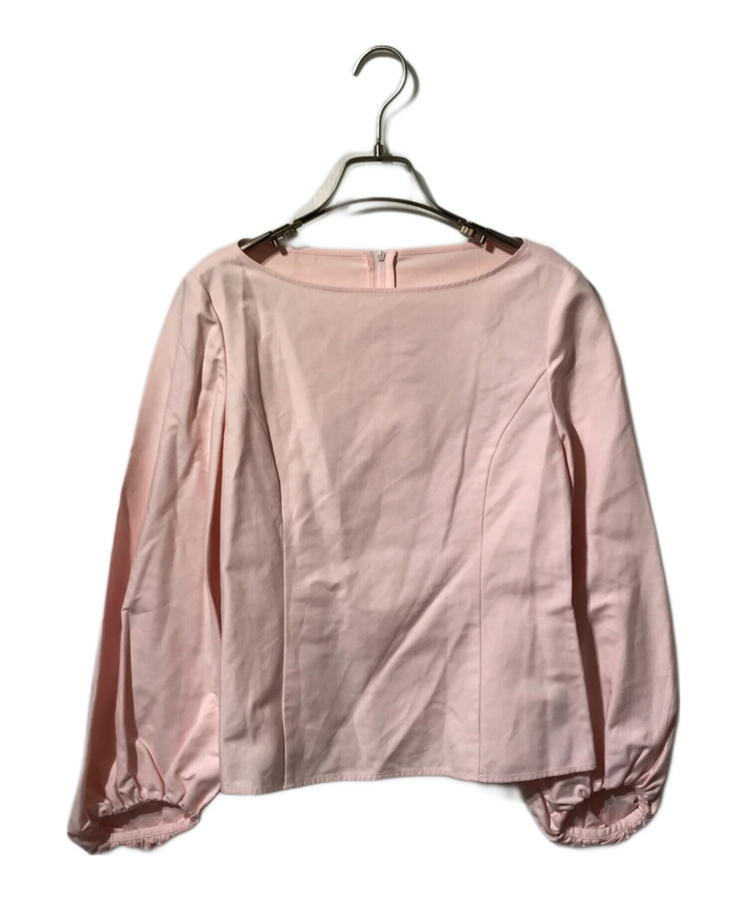 極美品✨フォクシーニューヨーク パフスリーブ ブラウス ベージュ オープンカラー 中古・古着通販】FOXEY NEWYORK (フォクシーニューヨーク) スプリング