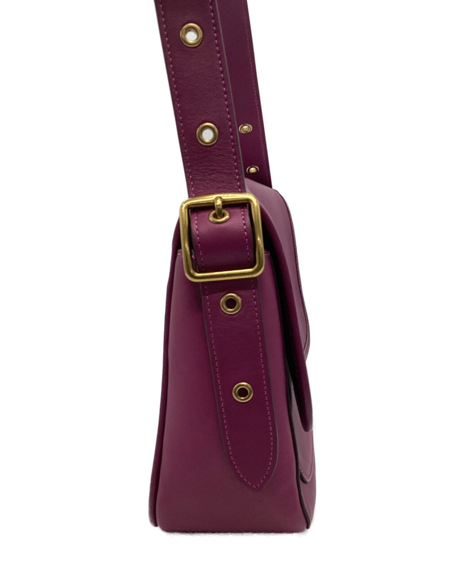 中古・古着通販】COACH (コーチ) グローブレザークロスボディバッグ 