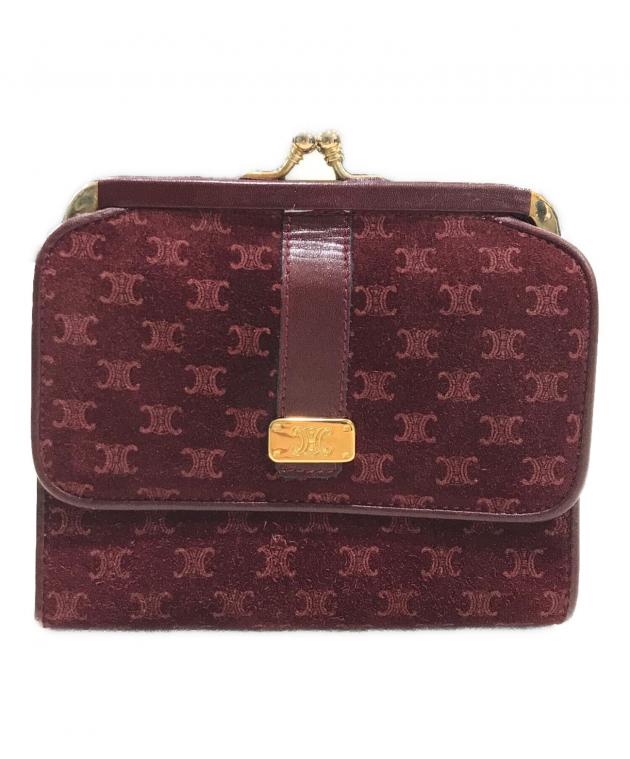 中古・古着通販】CELINE (セリーヌ) がま口財布 レッド｜ブランド