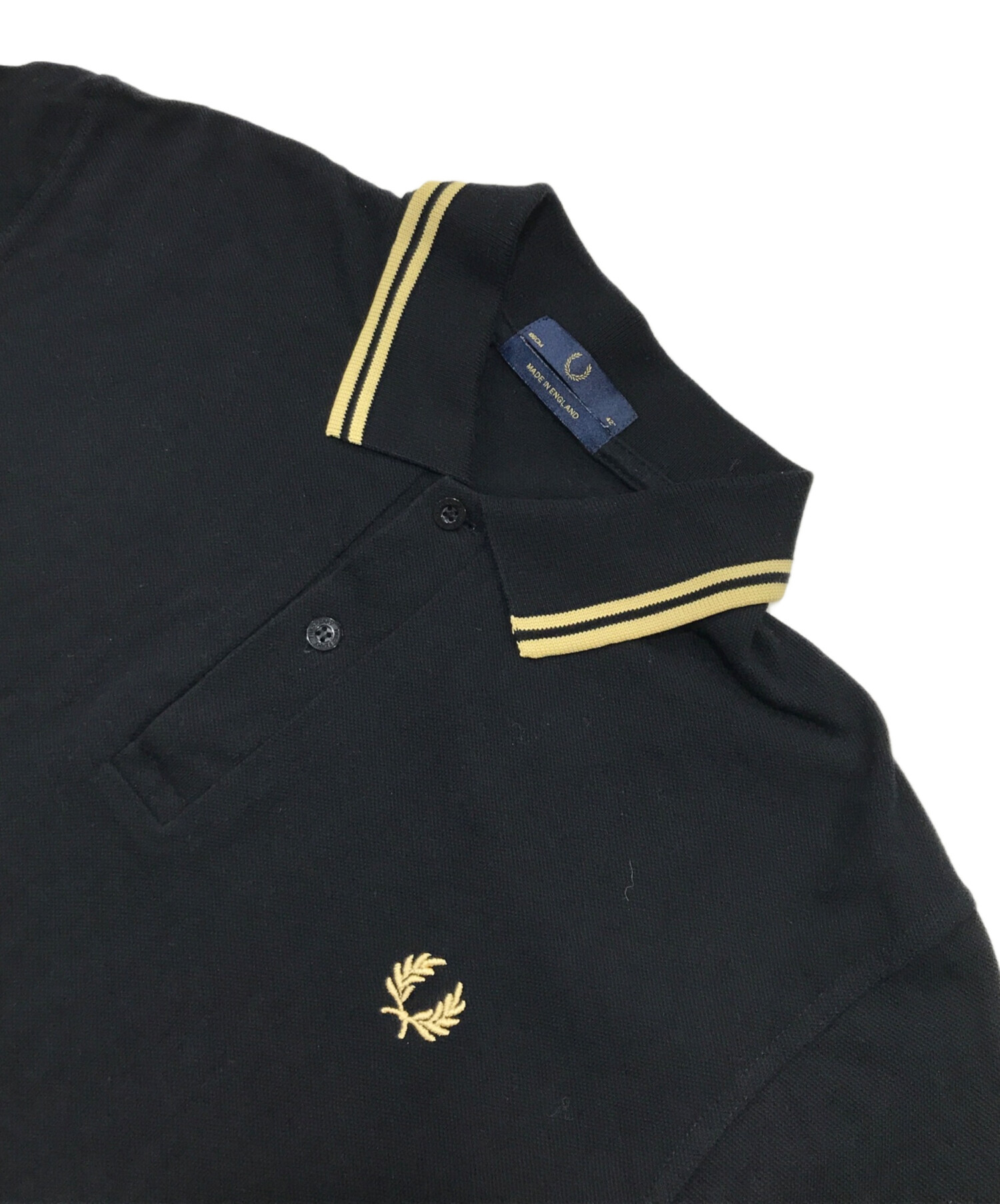 FRED PERRY ブラックポロシャツ 42 FRED PERRY ブラックポロシャツ 42 メンズ服サイズ/42 | FRED PERRY