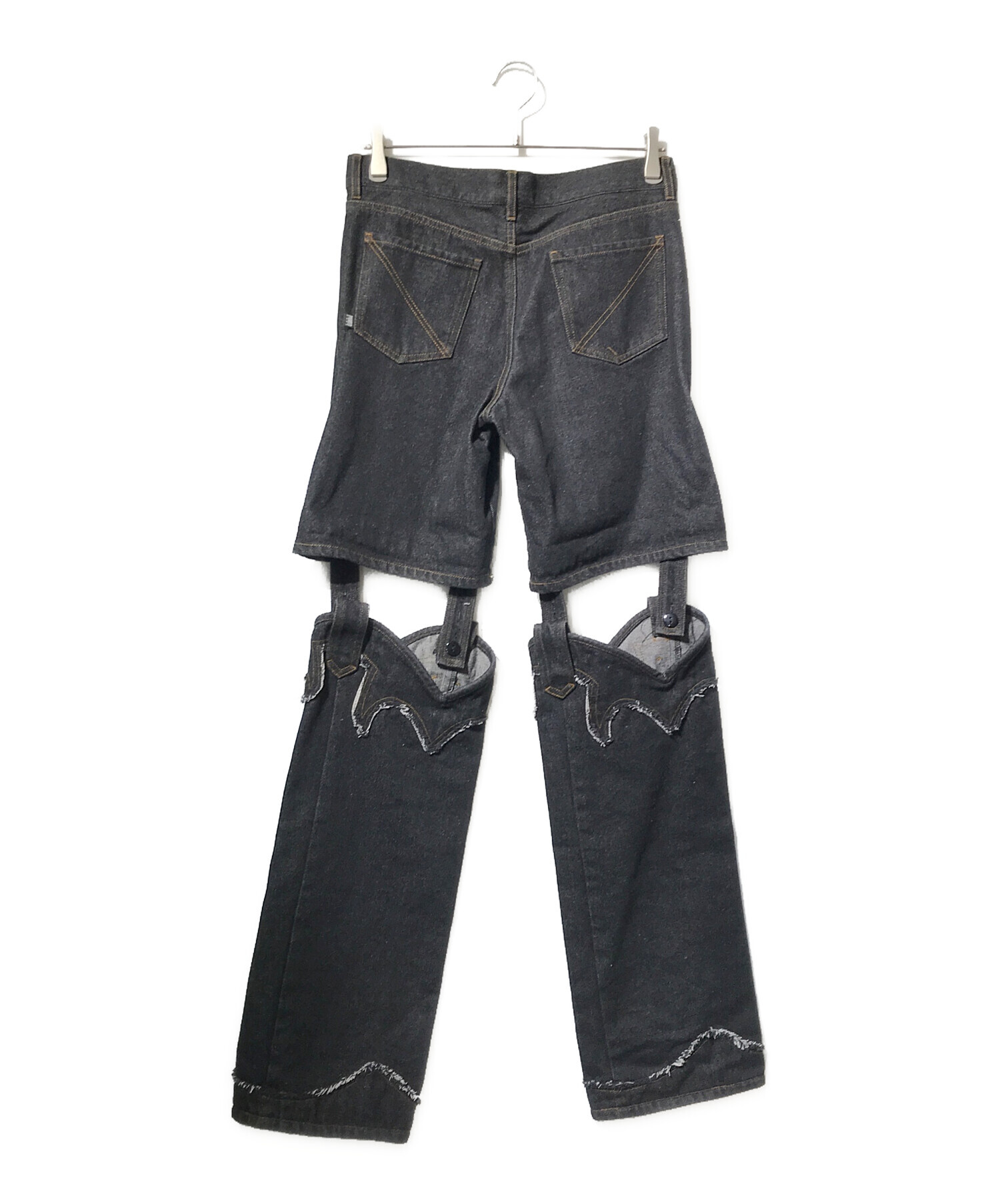 中古・古着通販】PAMEO POSE (パメオポーズ) Cowboy Pants ブラック