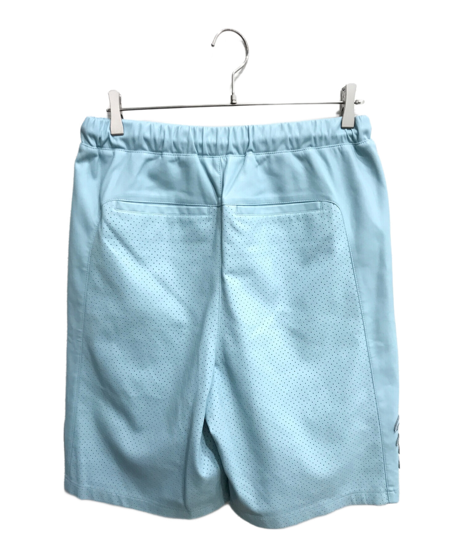 中古・古着通販】BREATH (ブレス) FAUX LEATHER SHORTS ブルー サイズ