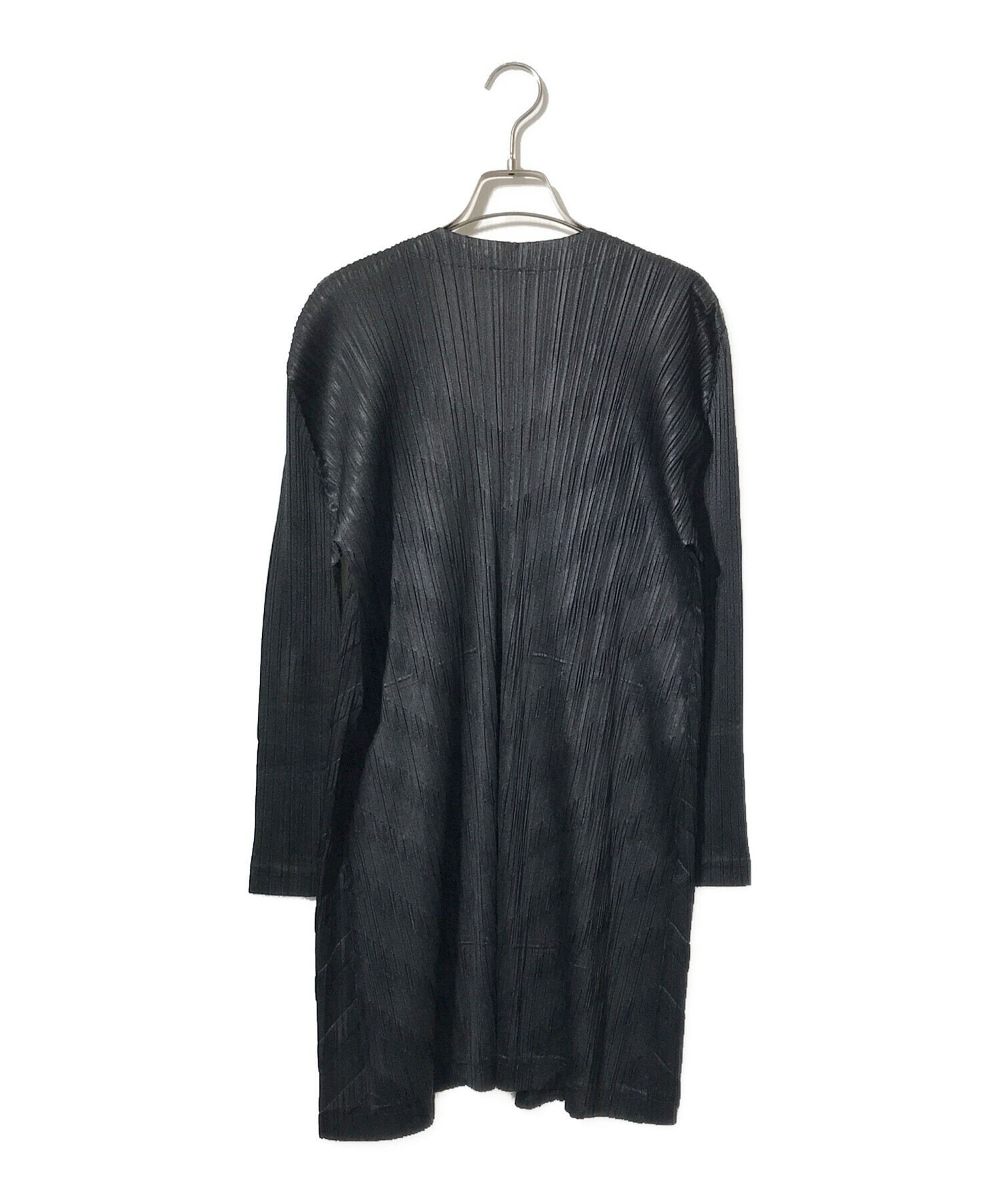 PLEATS PLEASE プリーツロングトップス 中古・古着通販】PLEATS PLEASE (プリーツプリーズ) 斜めストライプ