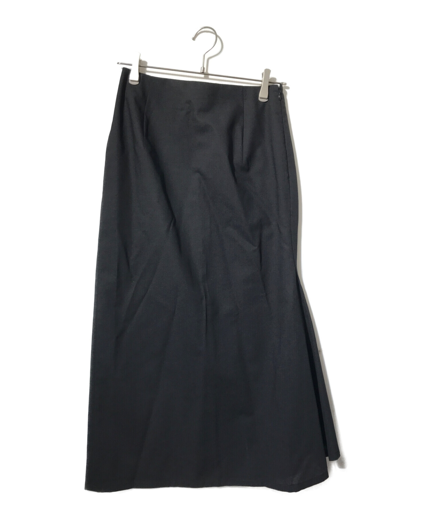 ヨウジヤマモト　スカート 中古・古着通販】YOHJI YAMAMOTO (ヨウジヤマモト) ウール変形スカート