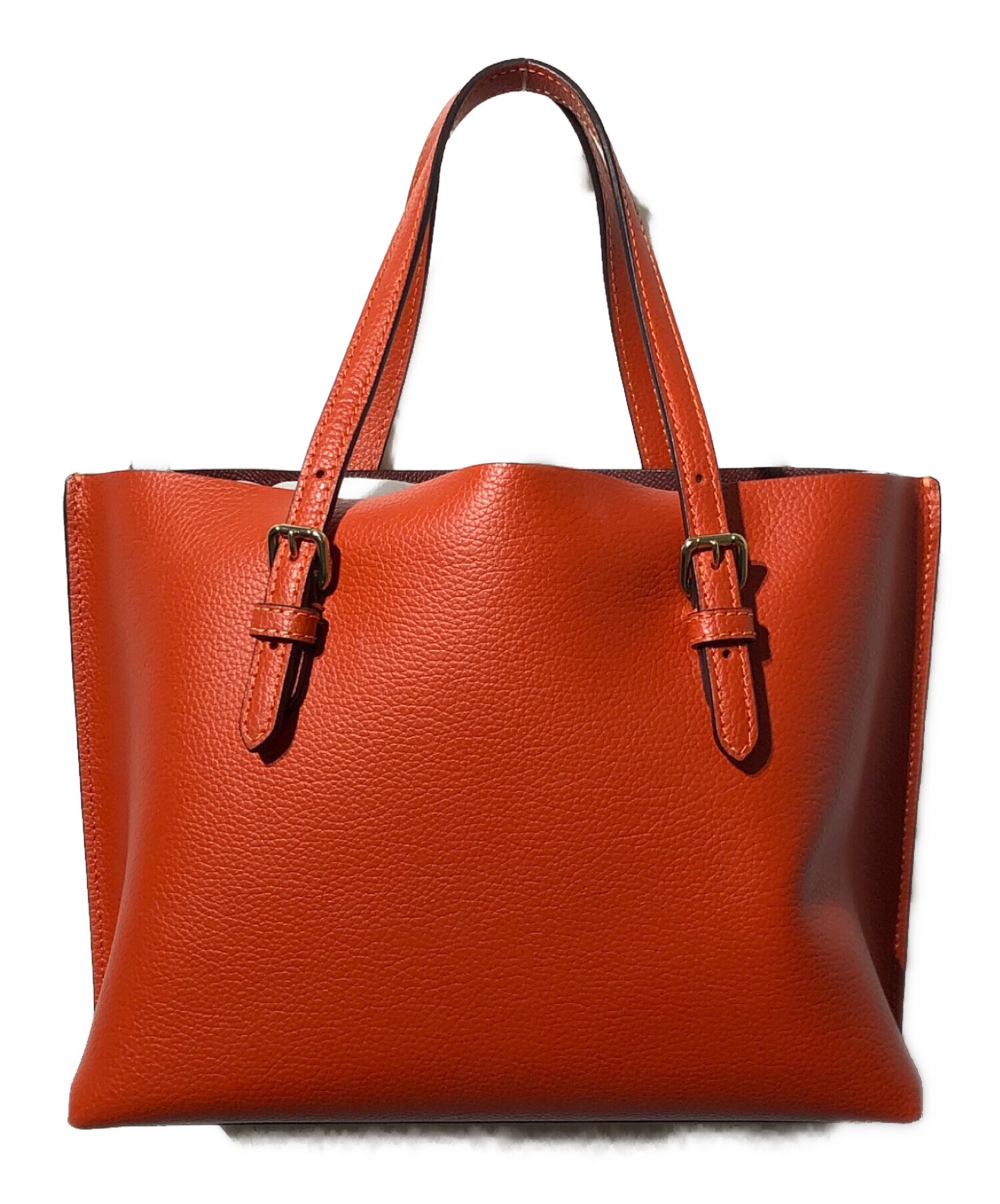 中古・古着通販】COACH (コーチ) 2WAYバッグ オレンジ｜ブランド・古着