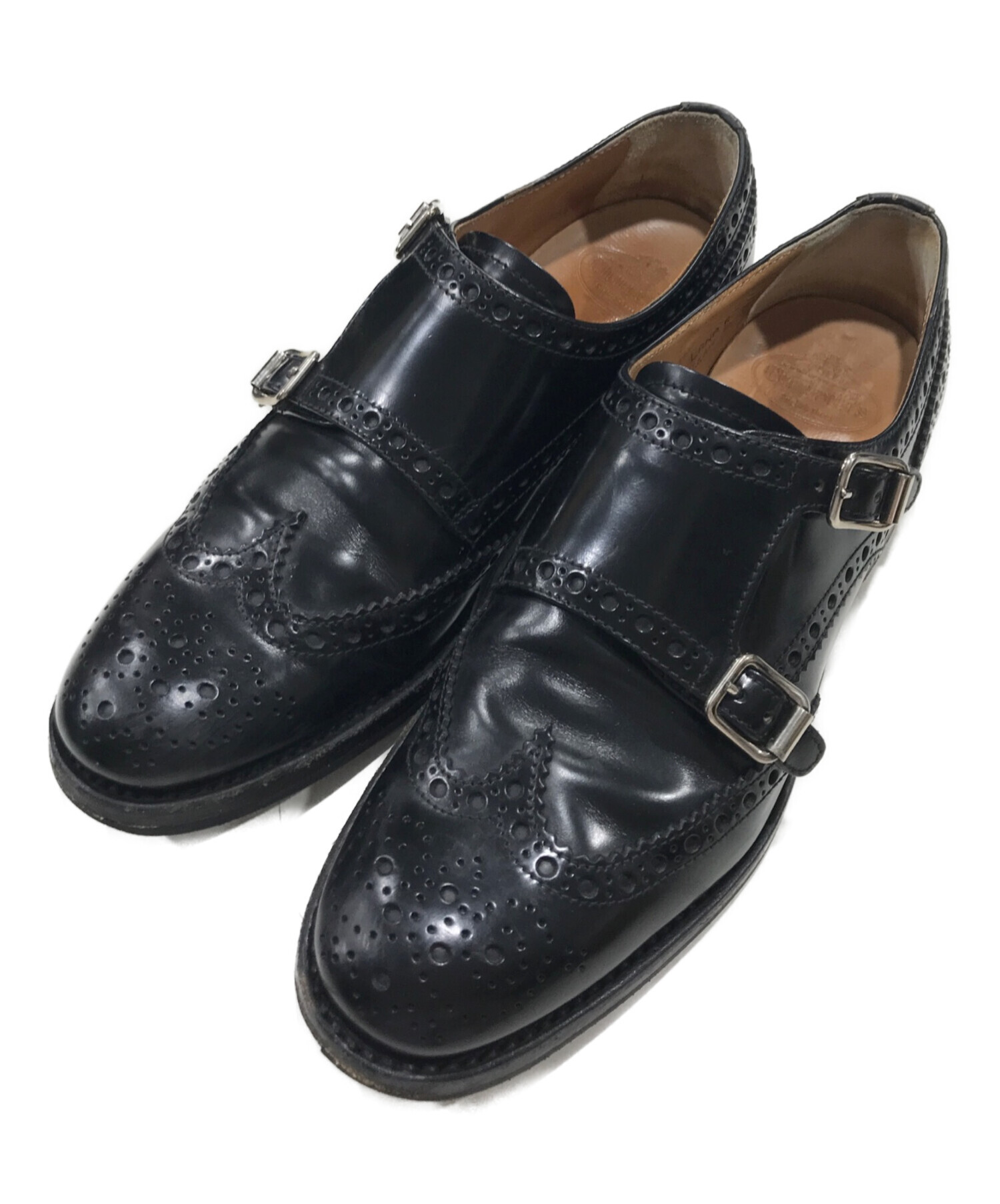 【美品】Church's チャーチ 95F カスタムグレード ダブルモンク 中古・古着通販】CHURCH'S (チャーチ) ダブルモンクウィングチップ