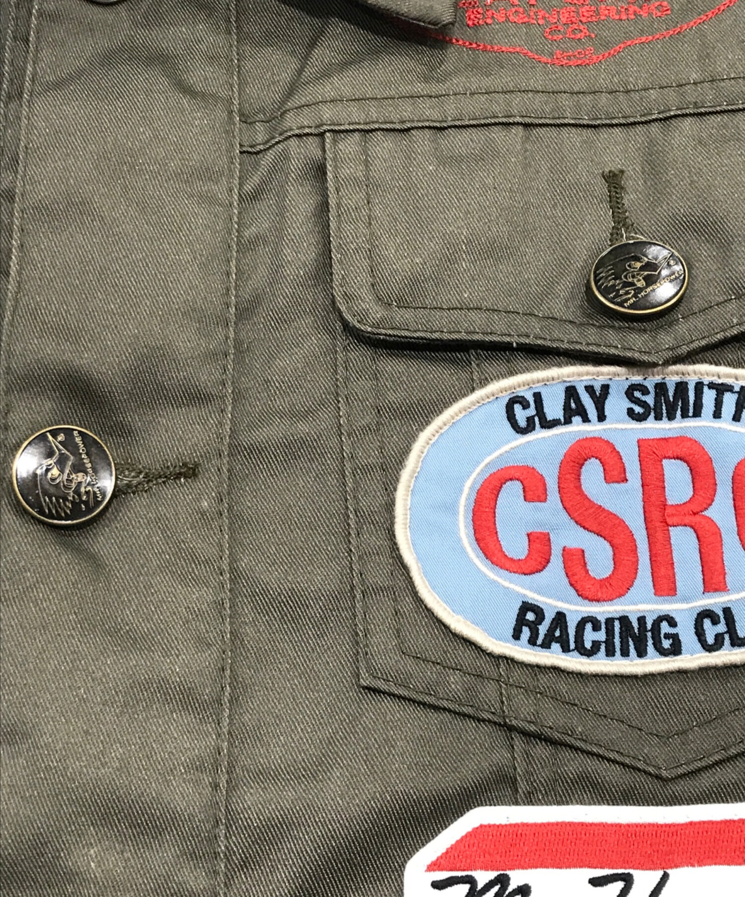 中古・古着通販】clay smith (クレイスミス) オールインワン カーキ