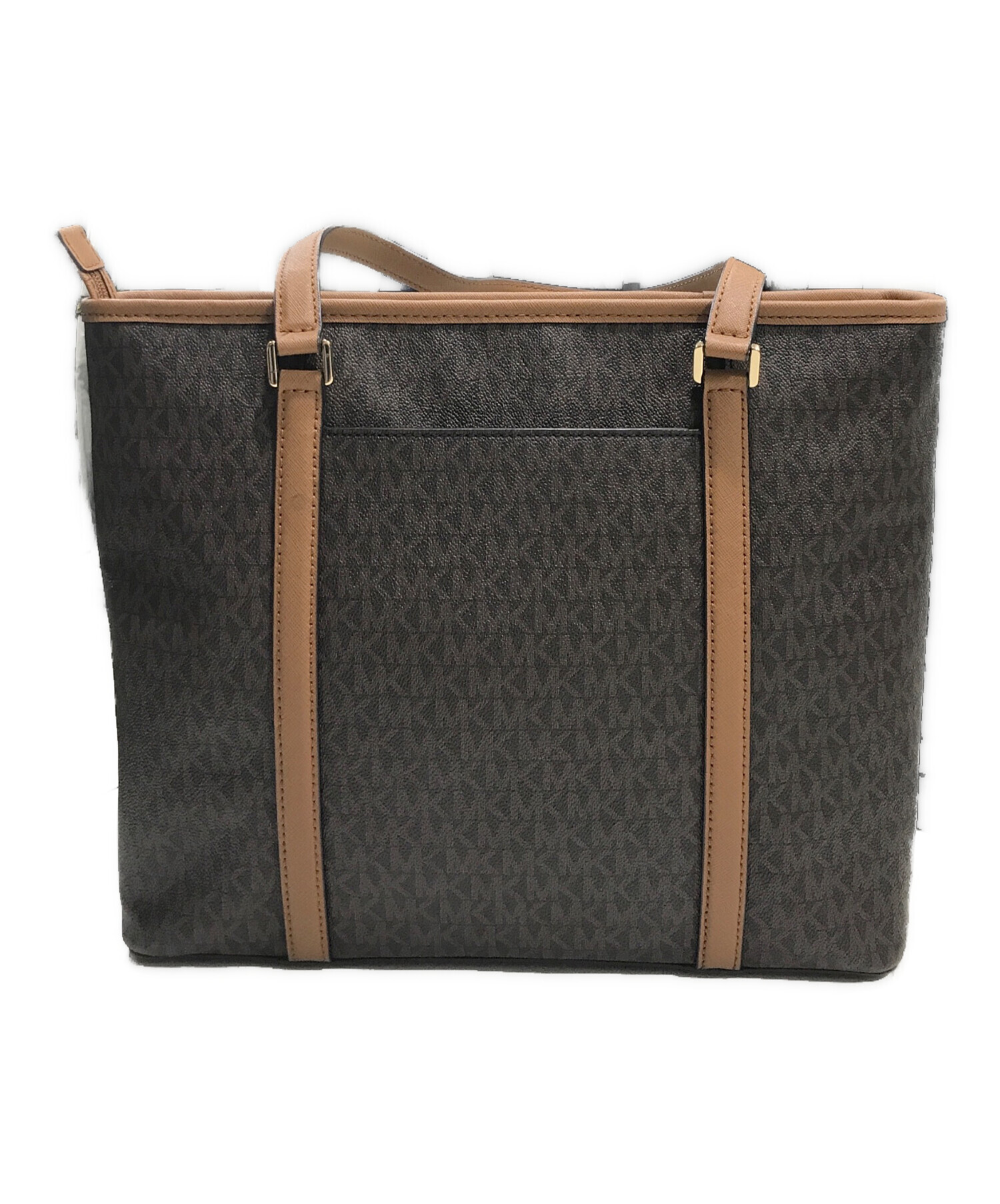 未使用品☆MICHAEL KORS シグネチャー 2way トートバッグ 中古・古着通販】MICHAEL KORS (マイケルコース) シグネチャートート