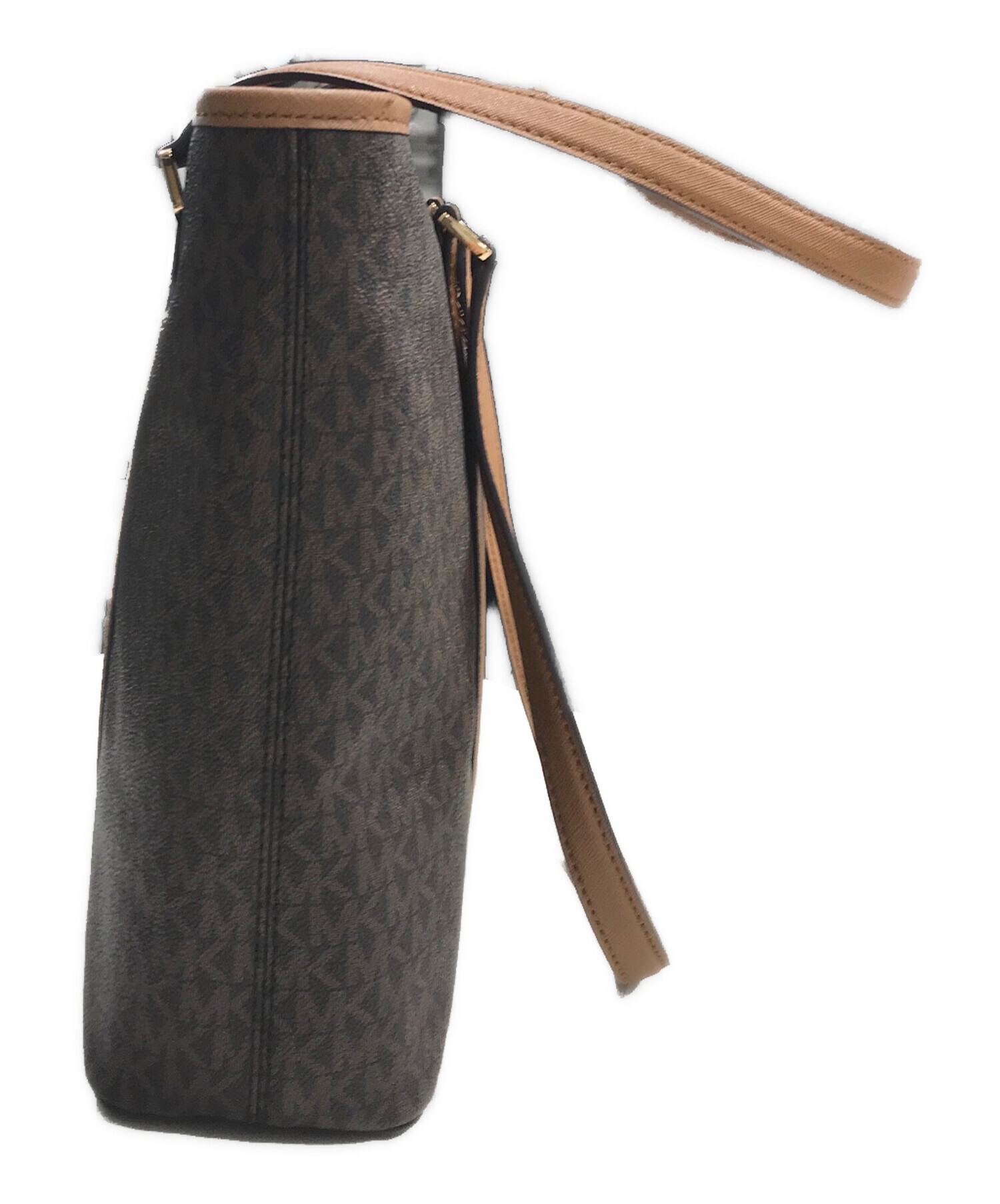 未使用品☆MICHAEL KORS シグネチャー 2way トートバッグ 中古・古着通販】MICHAEL KORS (マイケルコース) シグネチャートート
