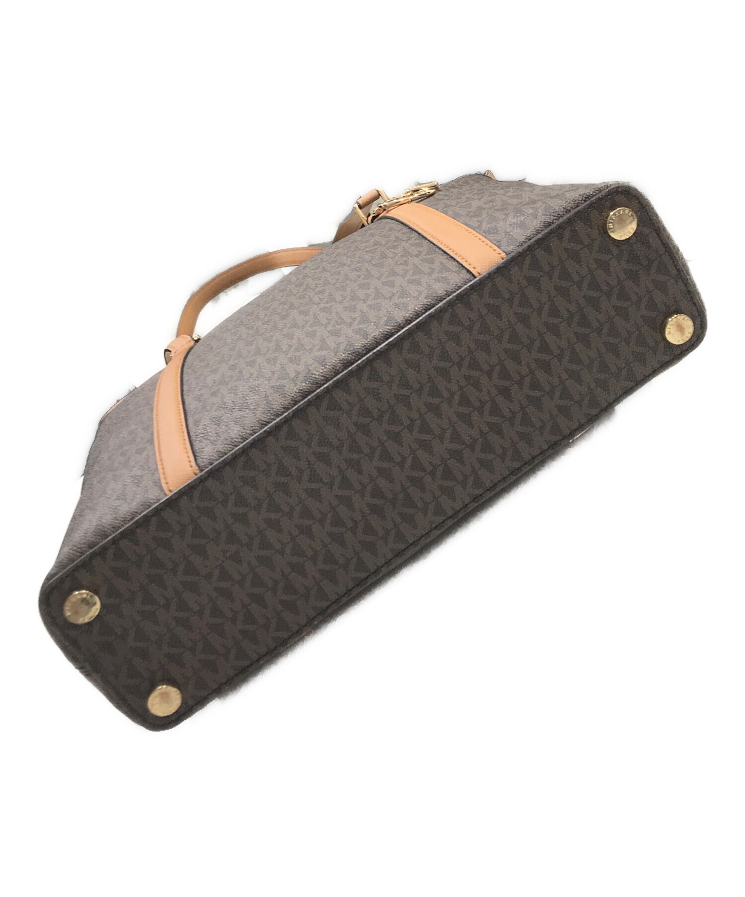 未使用品☆MICHAEL KORS シグネチャー 2way トートバッグ 中古・古着通販】MICHAEL KORS (マイケルコース) シグネチャートート