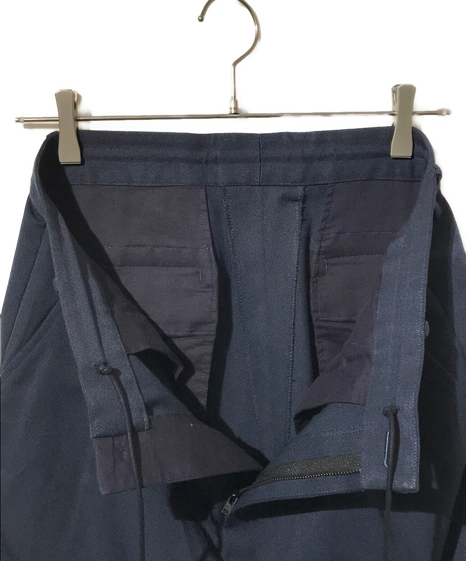 中古・古着通販】yoshio kubo (ヨシオクボ) サルエルパンツ ネイビー