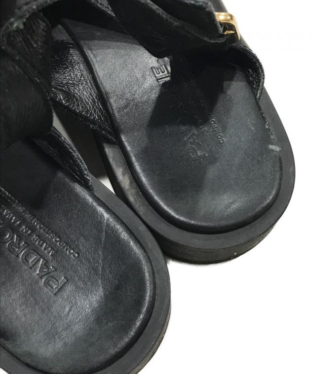 中古・古着通販】PADRONE (パドローネ) 別注BELT SANDAL ブラック
