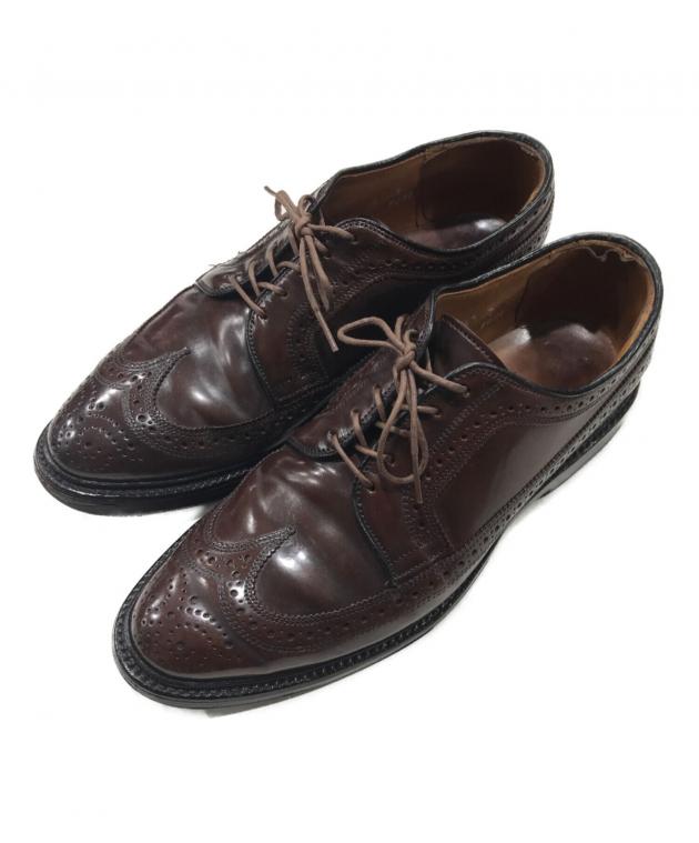 90s ビンテージ 米国製 アレンエドモンズ Jackson 8.5D Uチップ 中古・古着通販】Allen Edmonds (アレン エドモンズ) ウィングチップ