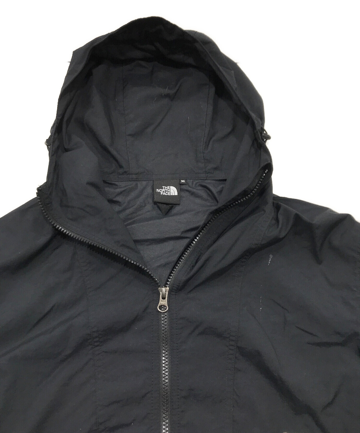 【古着】THE NORTH FACE ブラック ナイロンジャケット M 中古・古着通販】THE NORTH FACE (ザ ノース フェイス) コンパクト