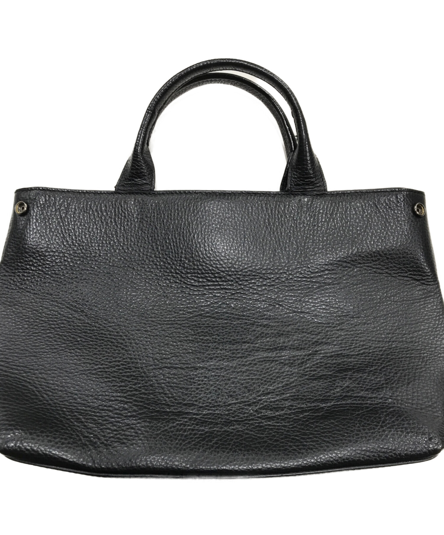 CASTELBAJAC ブラックレザー バッグ 中古・古着通販】CASTELBAJAC (カステルバジャック) レザー