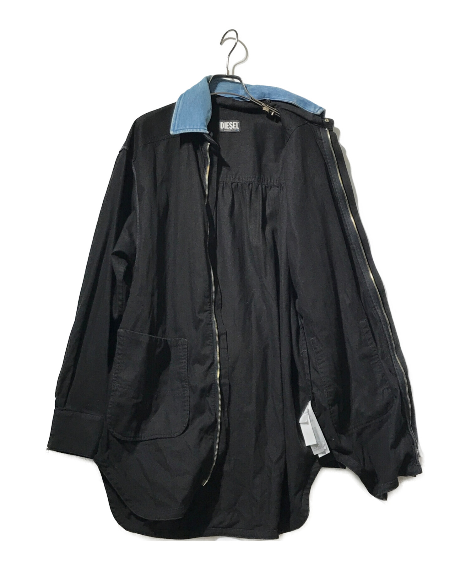 DIESEL 激レアコレクションピース未使用美品グレン期デニムコート 中古・古着通販】DIESEL (ディーゼル) ベルト付きデニム切替コート