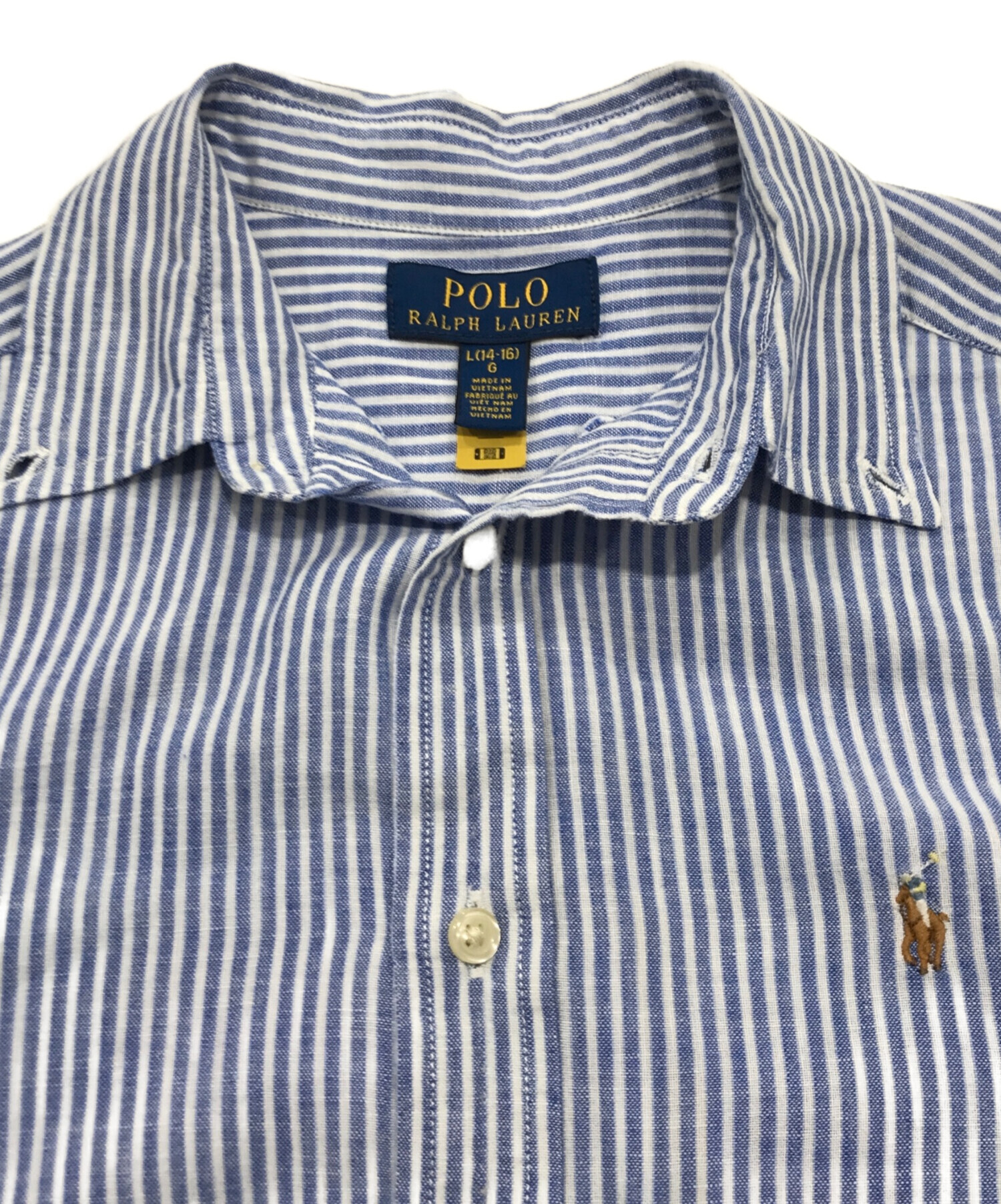 中古・古着通販】POLO RALPH LAUREN (ポロ・ラルフローレン) リネン混 