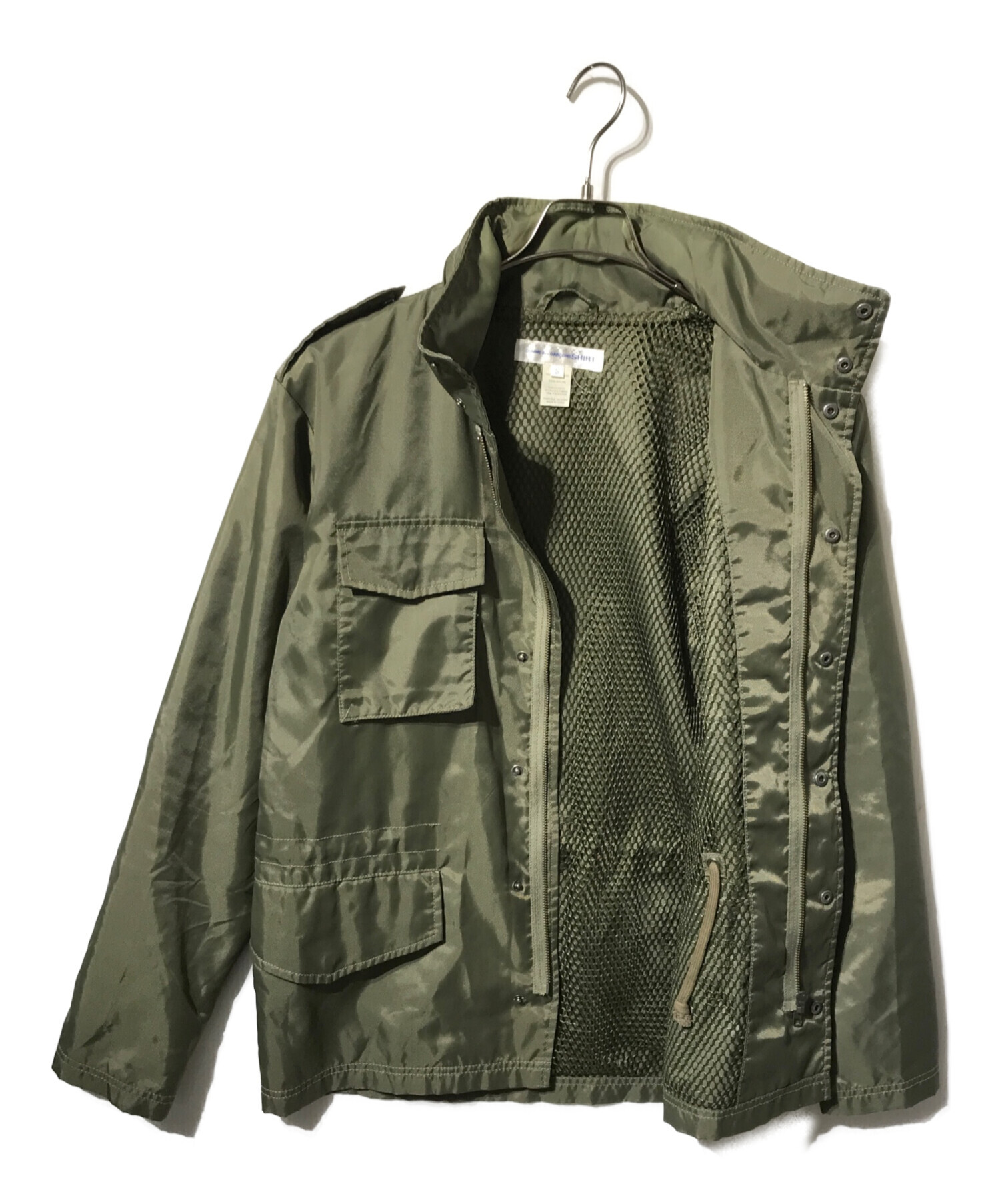トリコムデギャルソン　ミリタリージャケット カーキ　Sサイズ　ビンテージ 中古・古着通販】COMME des GARCONS SHIRT (コムデギャルソンシャツ