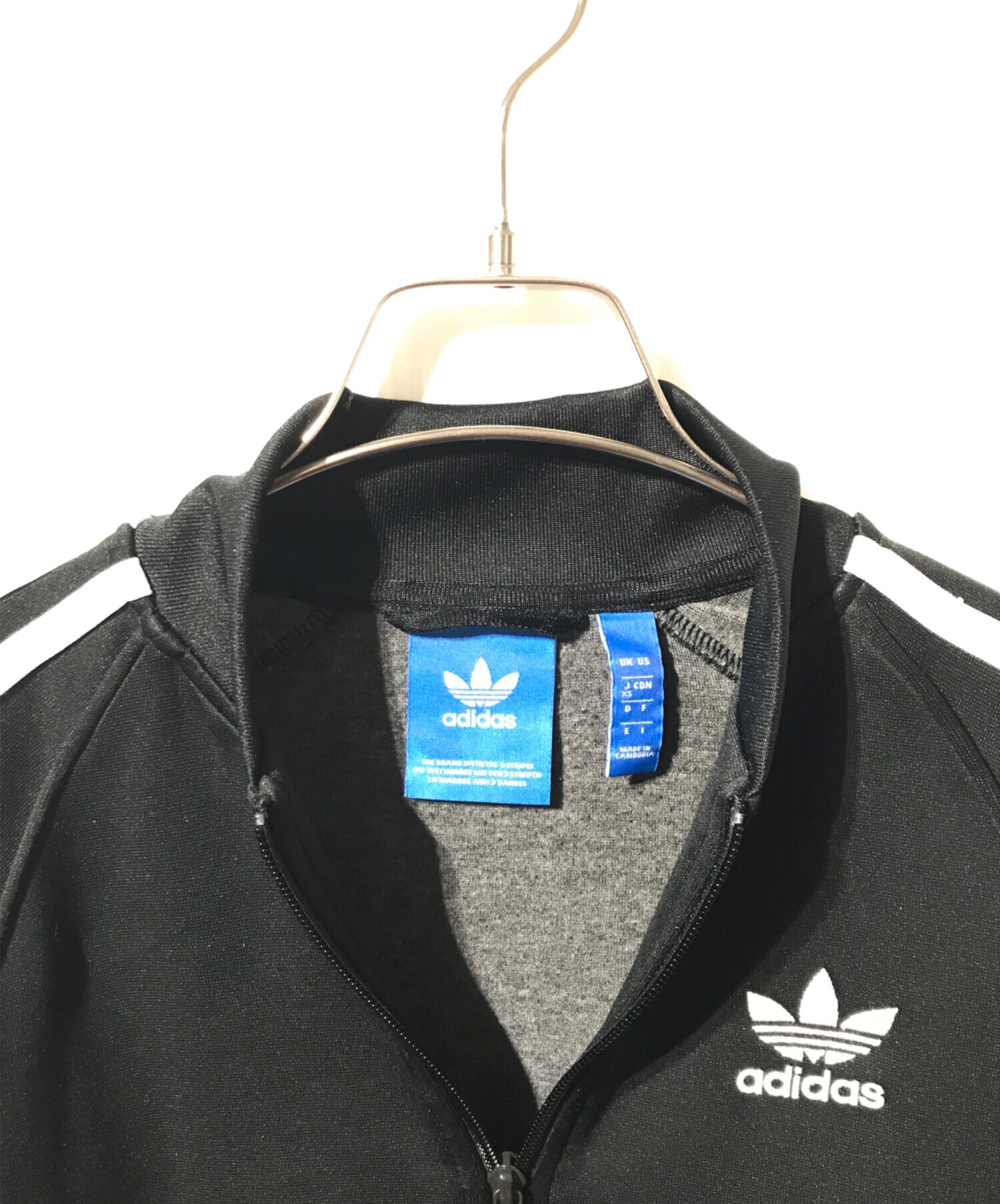 中古・古着通販】adidas (アディダス) トラックジャケット ブラック
