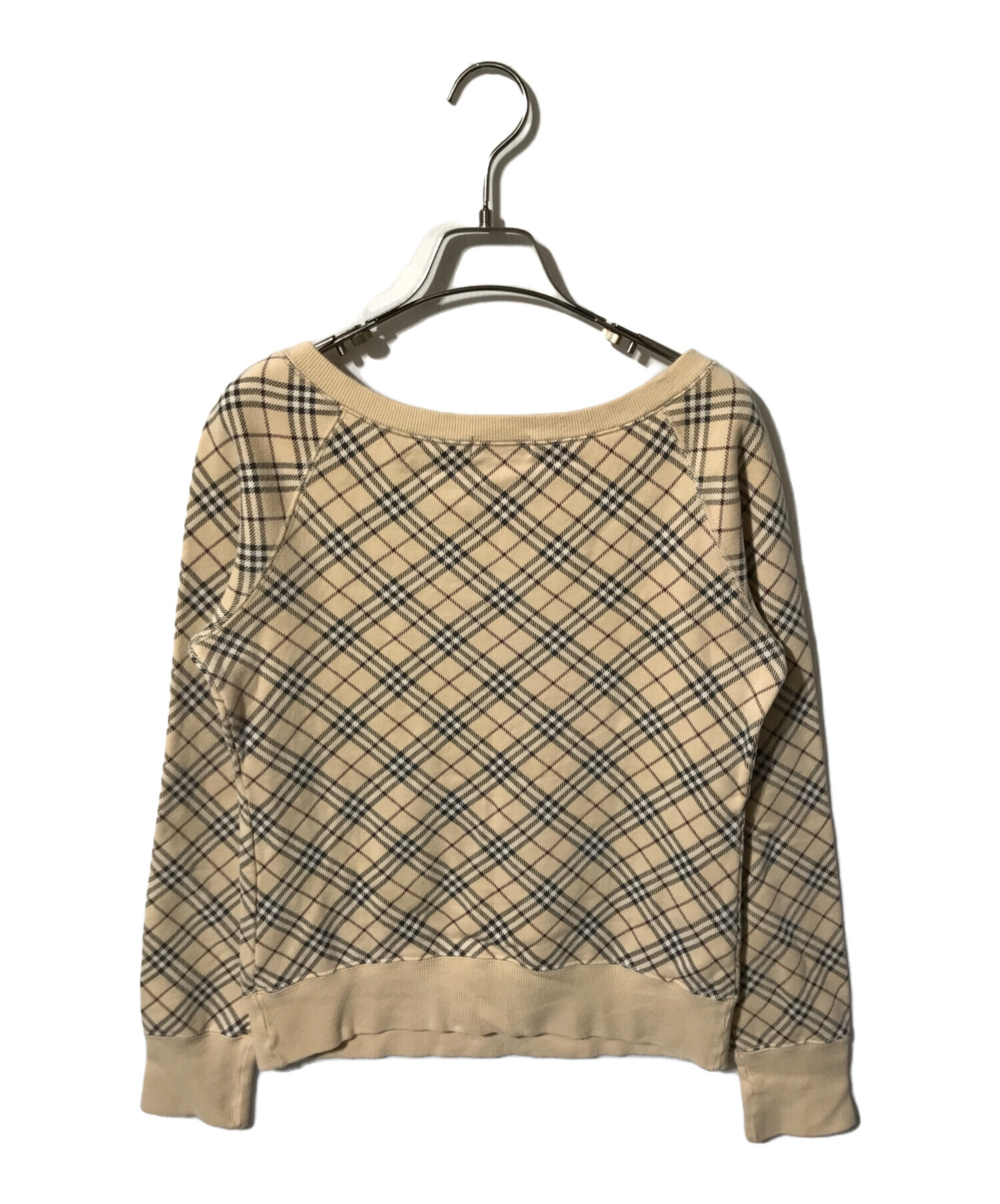 新品未使用タグ付き 現行 BURBERRY ノバチェック ベアー トレーナー 中古・古着通販】BURBERRY BLUE LABEL (バーバリー ブルー レーベル