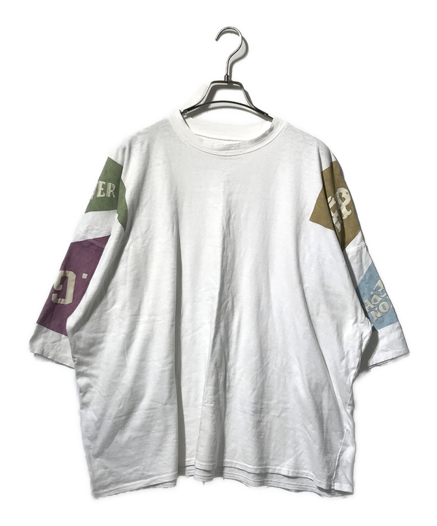 【1週間限定セール】KAPITAL キャピタル KOUNTRY Tシャツ L 白 中古・古着通販】KAPITAL (キャピタル) オーバーサイズTシャツ