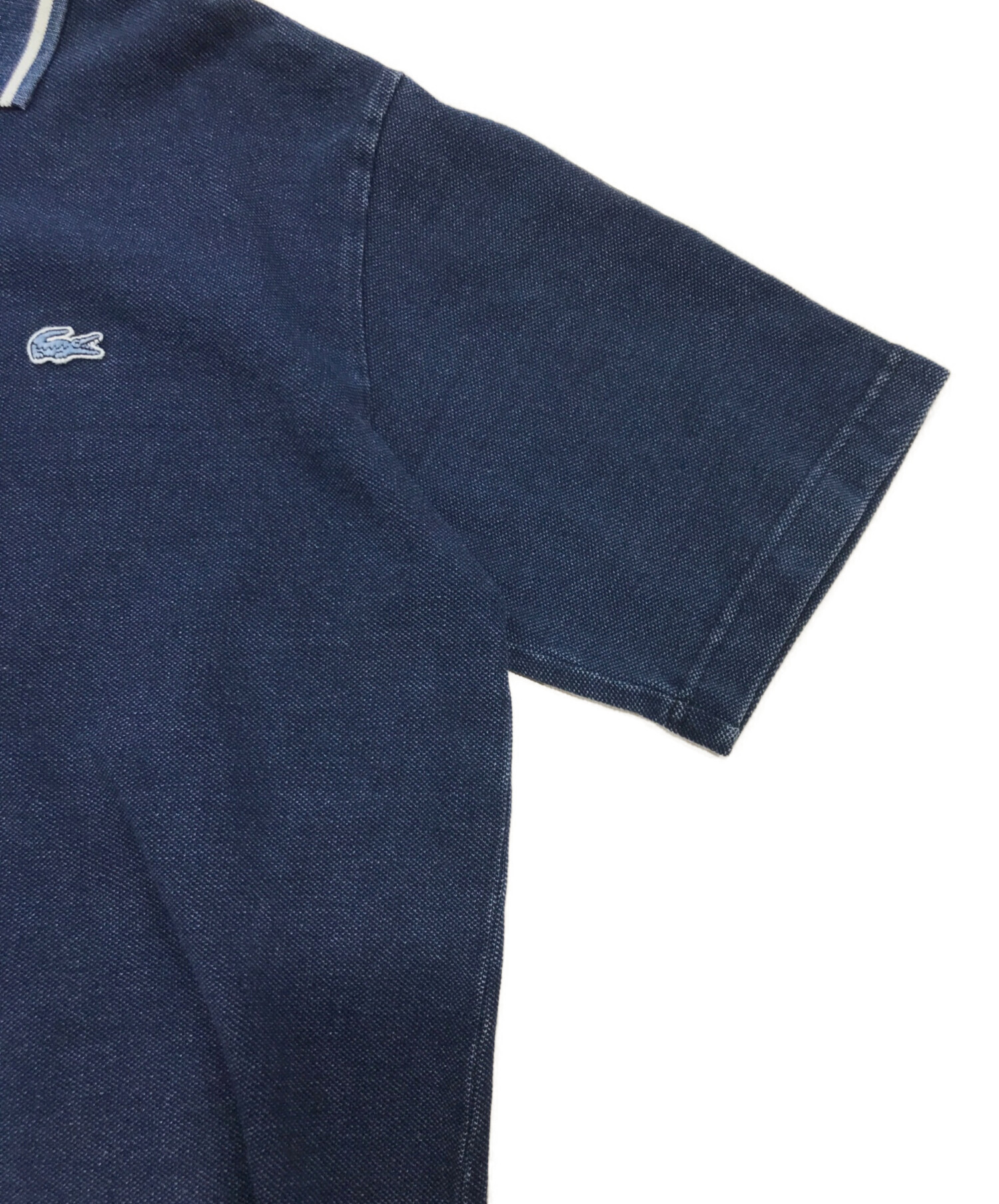中古・古着通販】LACOSTE (ラコステ) ポロシャツ インディゴ サイズ:M 