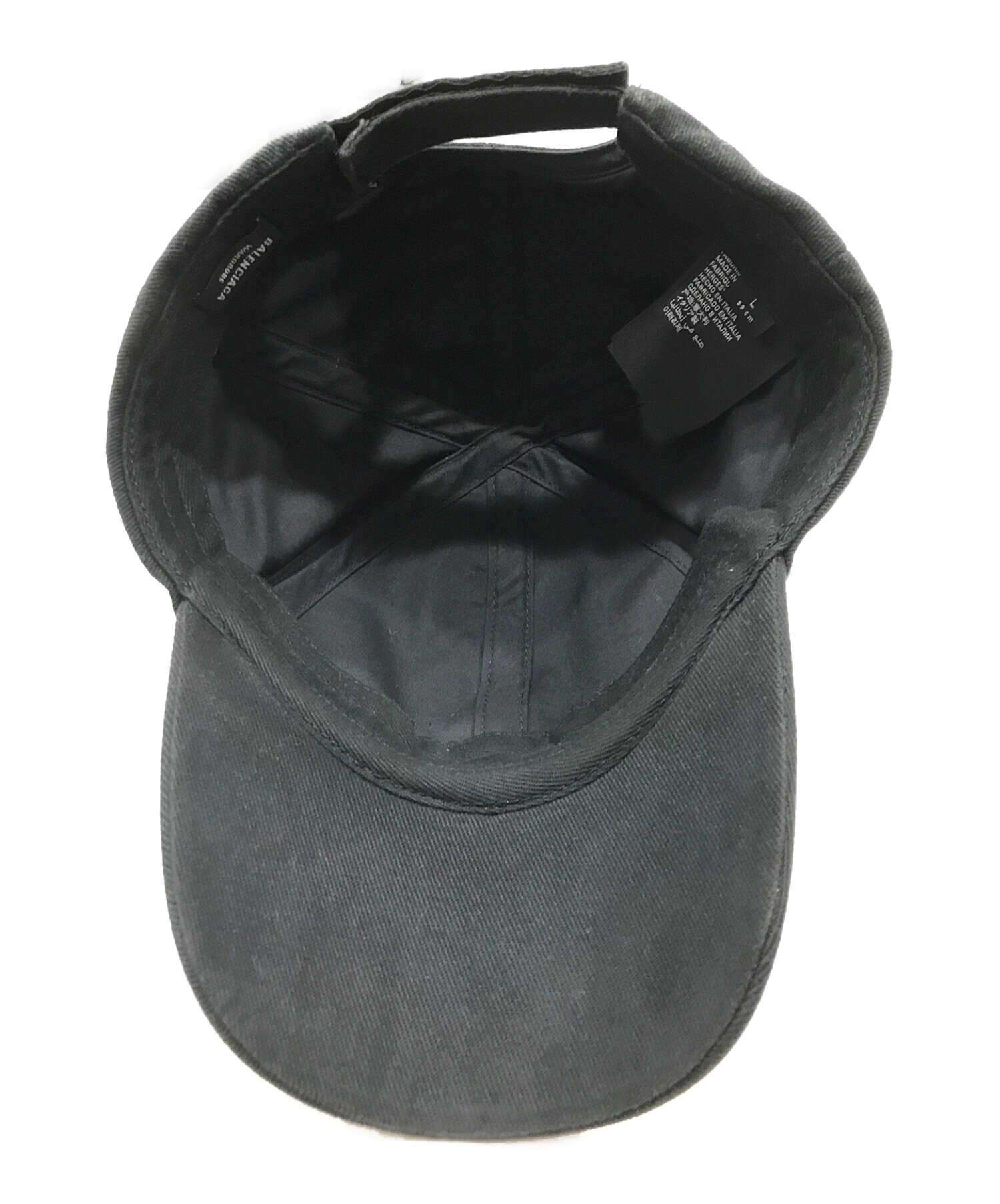 中古・古着通販】BALENCIAGA (バレンシアガ) ロゴバイザーキャップ/6