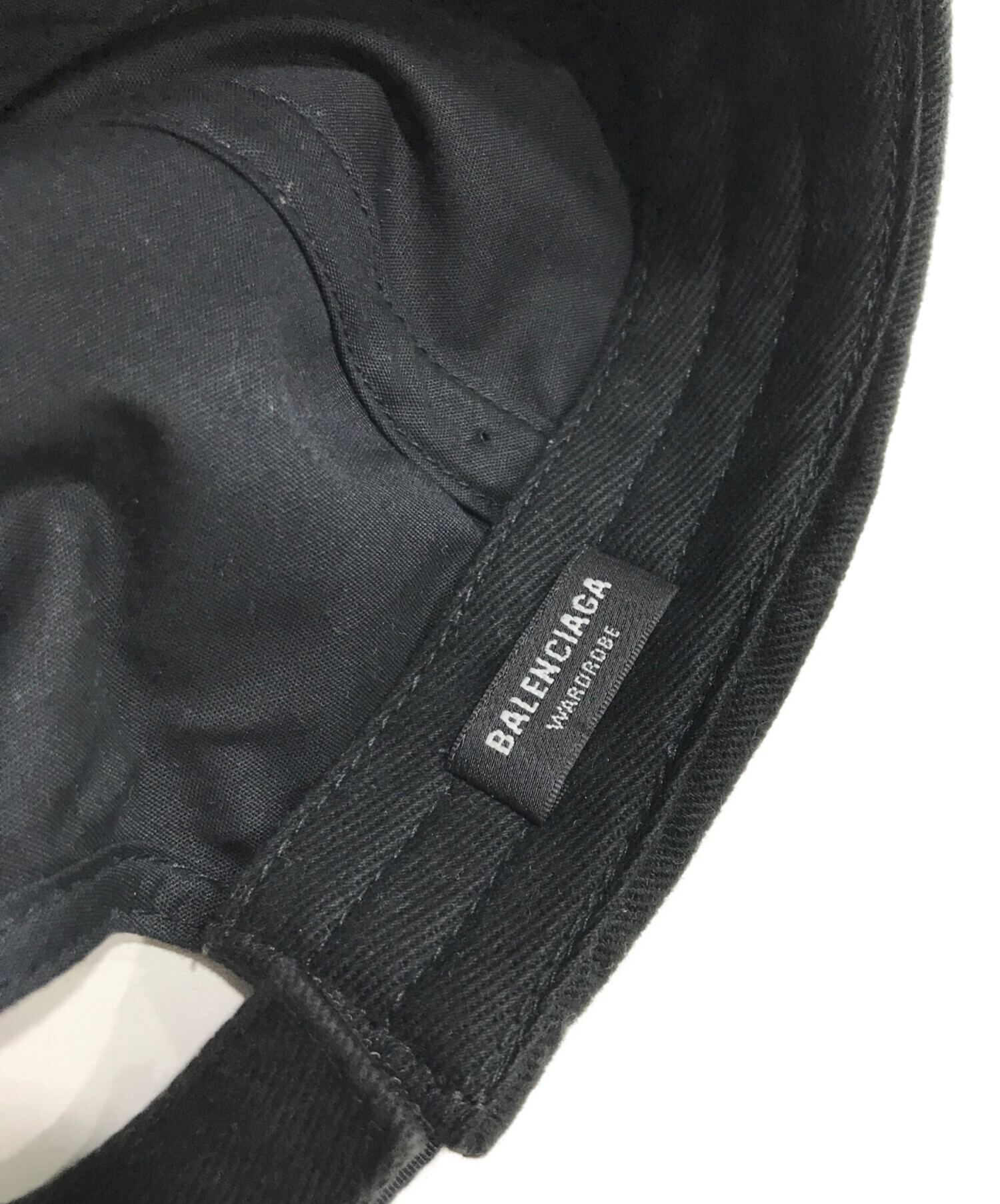 中古・古着通販】BALENCIAGA (バレンシアガ) ロゴバイザーキャップ/6 