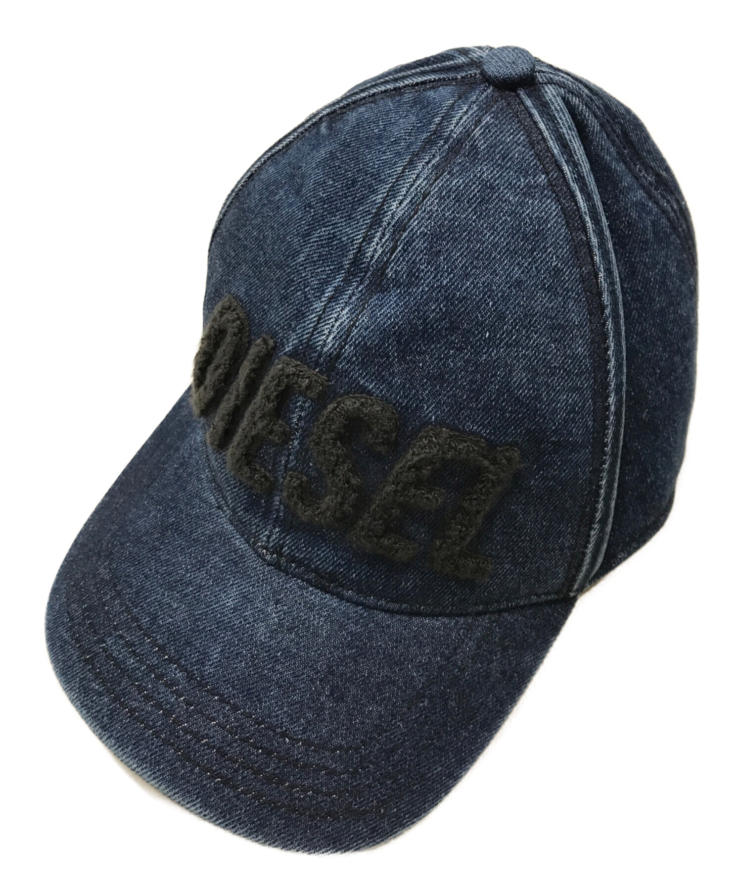 DIESEL CORDURA 帽子 青 中古・古着通販】DIESEL (ディーゼル) C-IVAR-DARKWASHキャップ