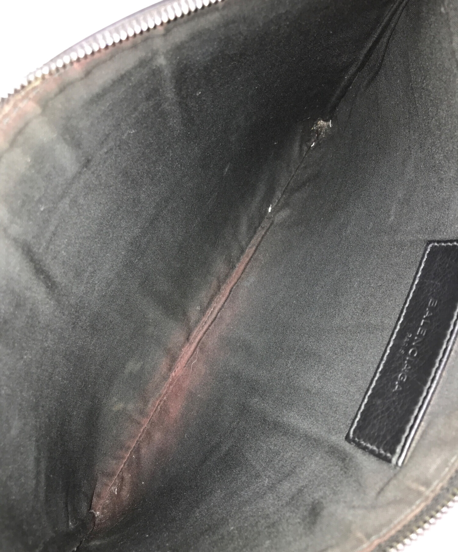 中古・古着通販】BALENCIAGA (バレンシアガ) ロゴプリントレザー