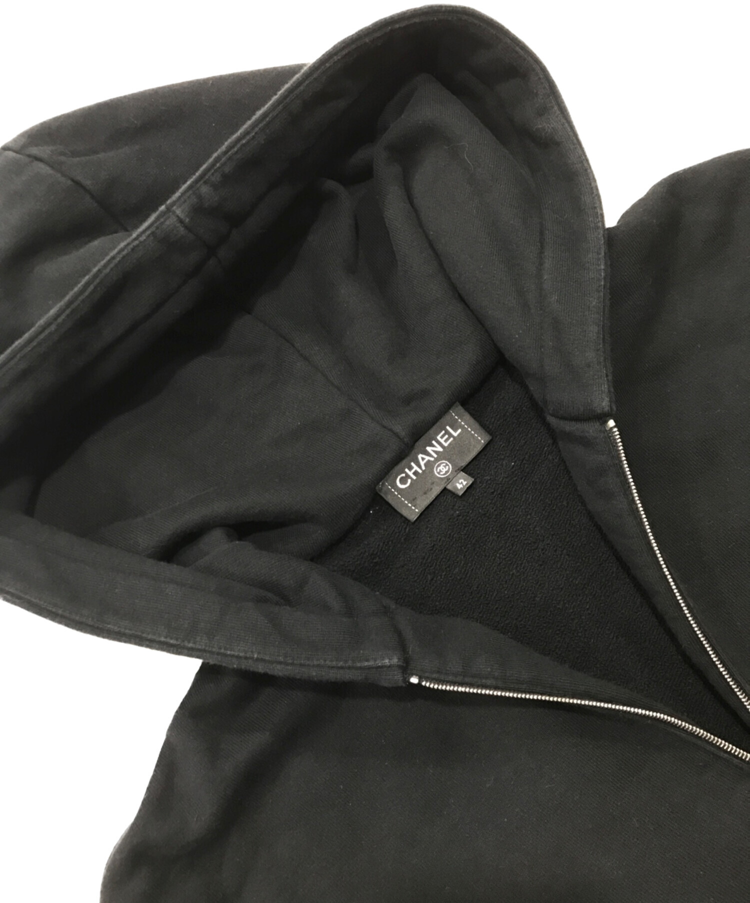中古・古着通販】CHANEL (シャネル) 宇宙飛行士プリントジップパーカー