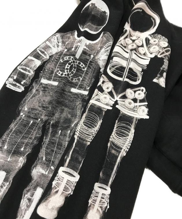 中古・古着通販】CHANEL (シャネル) 宇宙飛行士プリントジップパーカー