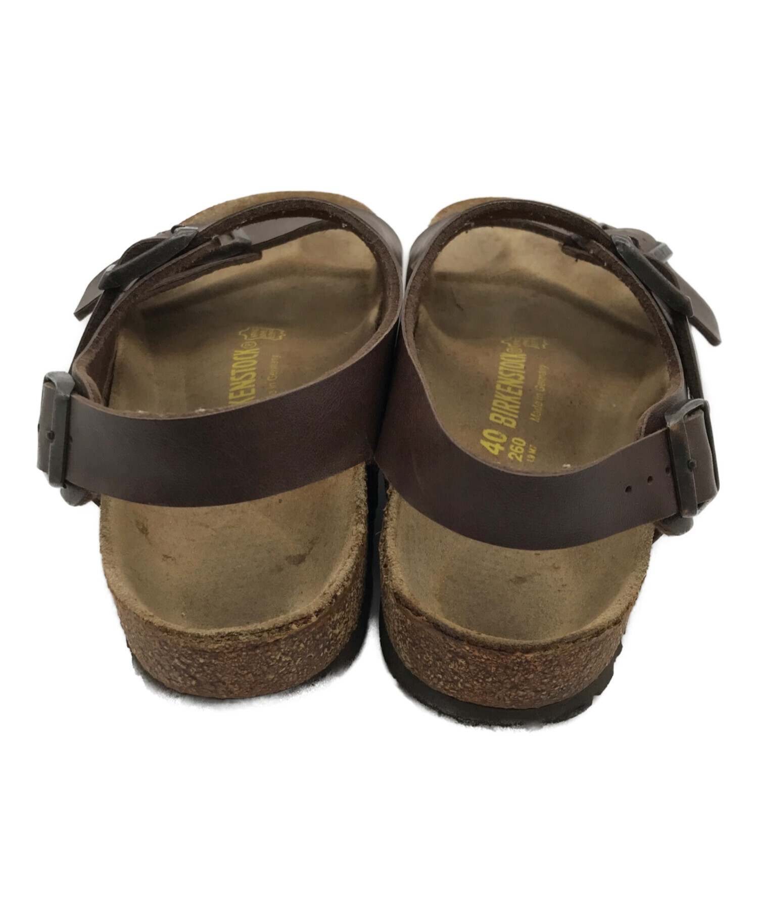 中古・古着通販】BIRKENSTOCK (ビルケンシュトック) サンダル ブラウン