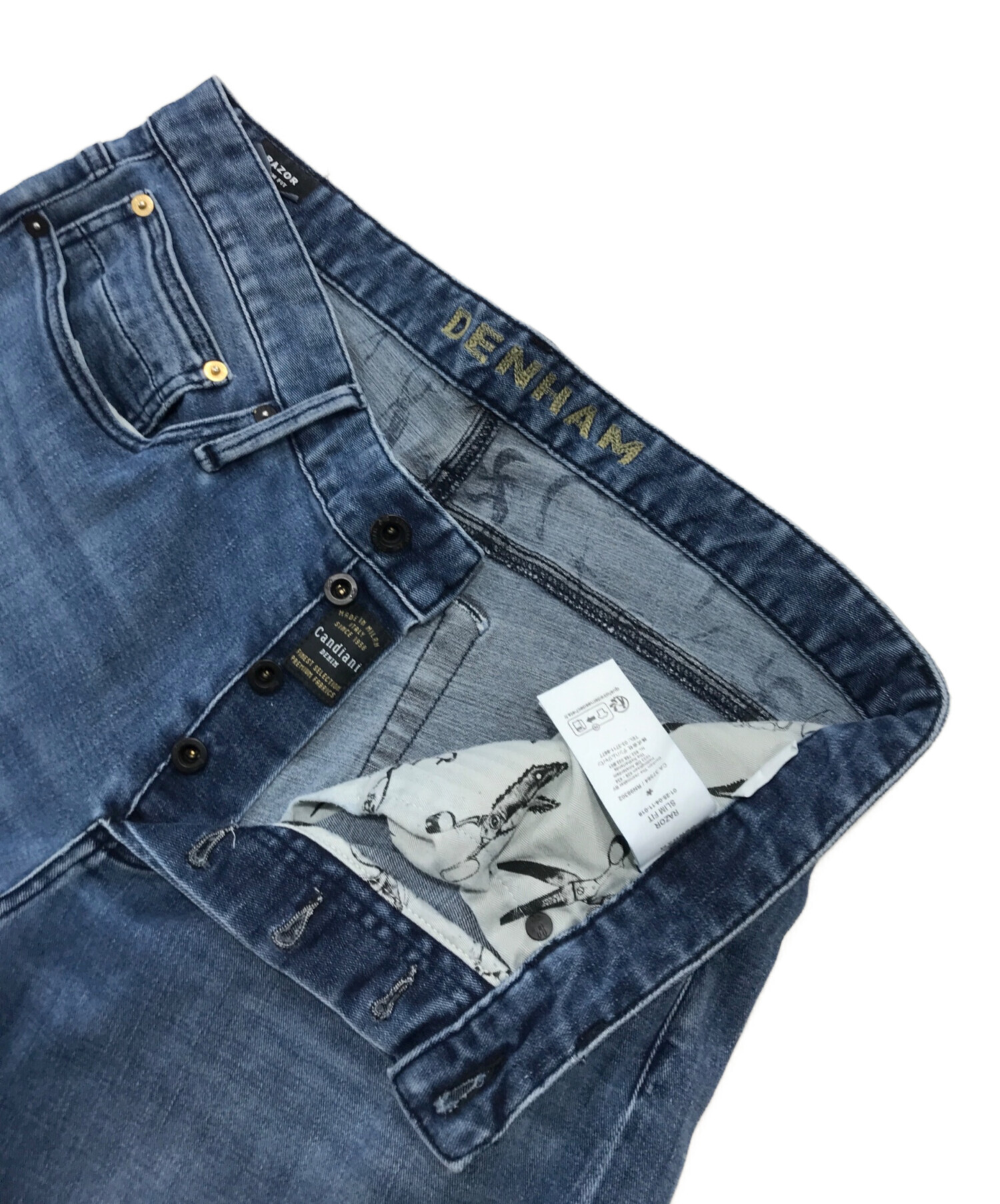 中古・古着通販】Denham (デンハム) スリムフィットデニムパンツ 