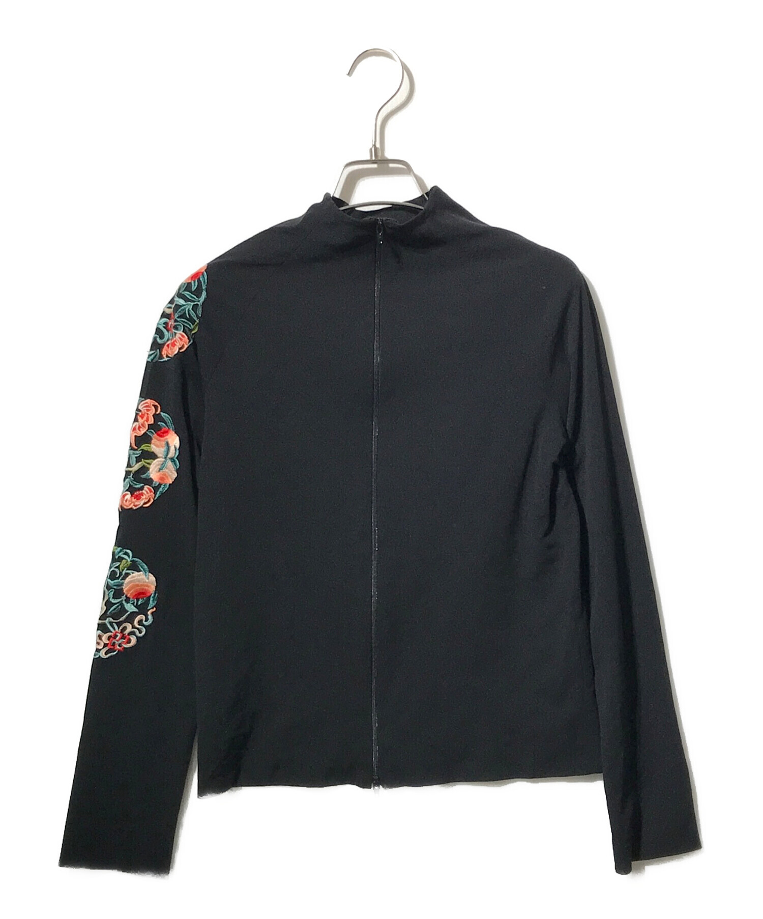 Vivienne Tamデザイン90年代ビンテージシルクトップス[希少] 中古・古着通販】VIVIENNE TAM (ヴィヴィアンタム) ジップカットソー