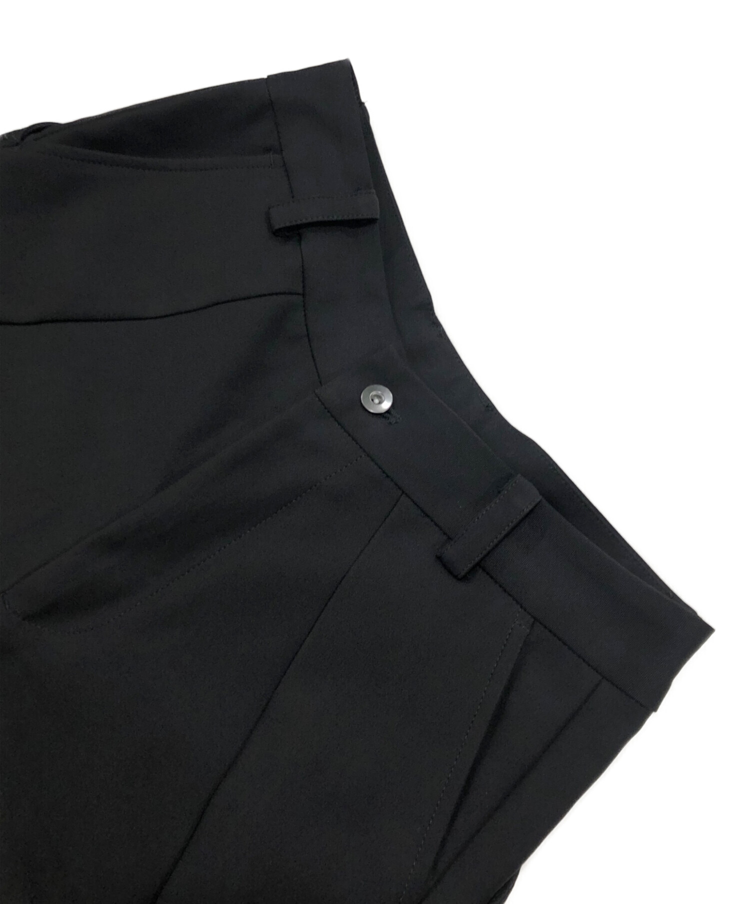 COMMON DIVISOR 変形ワイドパンツ ブラック size3 中古・古着通販】COMMON/DIVISOR (コモンディヴァイザー) 変形ワイド